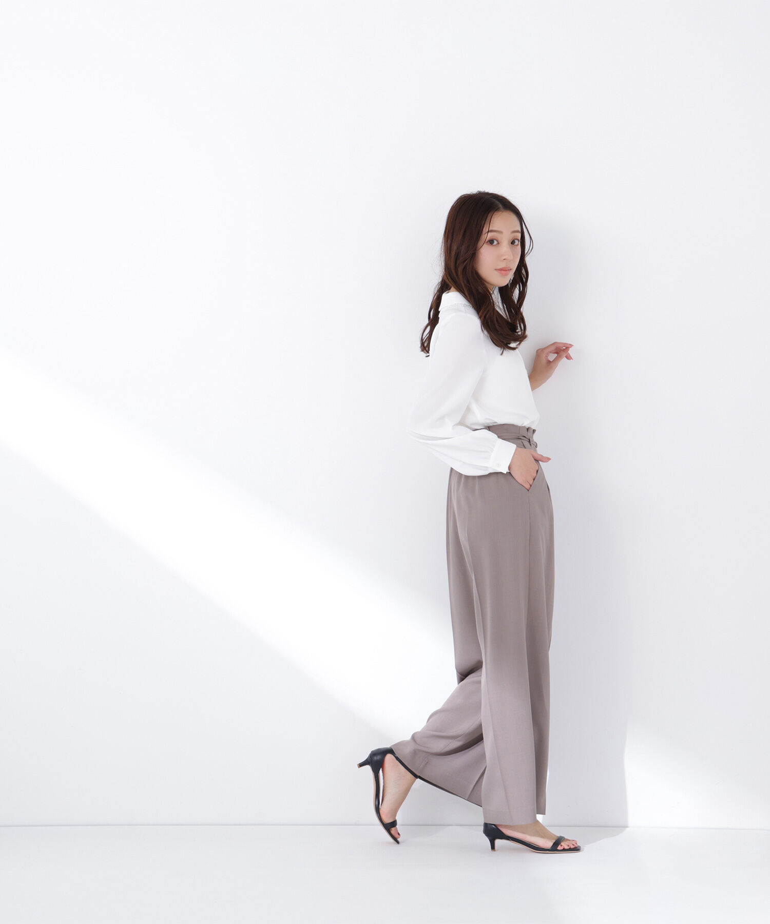  「レースダブルカラーブラウス」|シャツ・ブラウス|