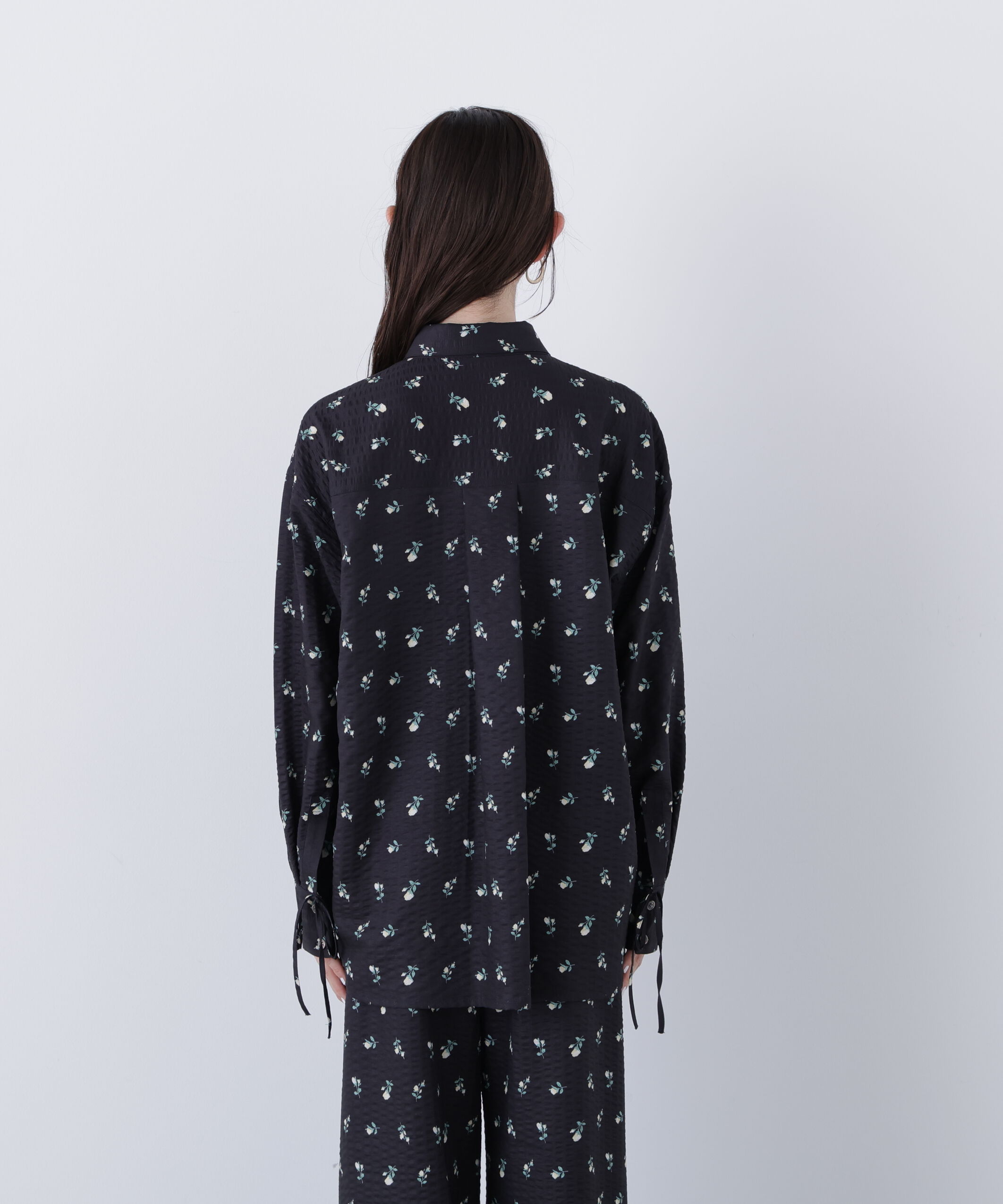  「〈N.〉フラワープリント SETUP シャツ」|シャツ・ブラウス|