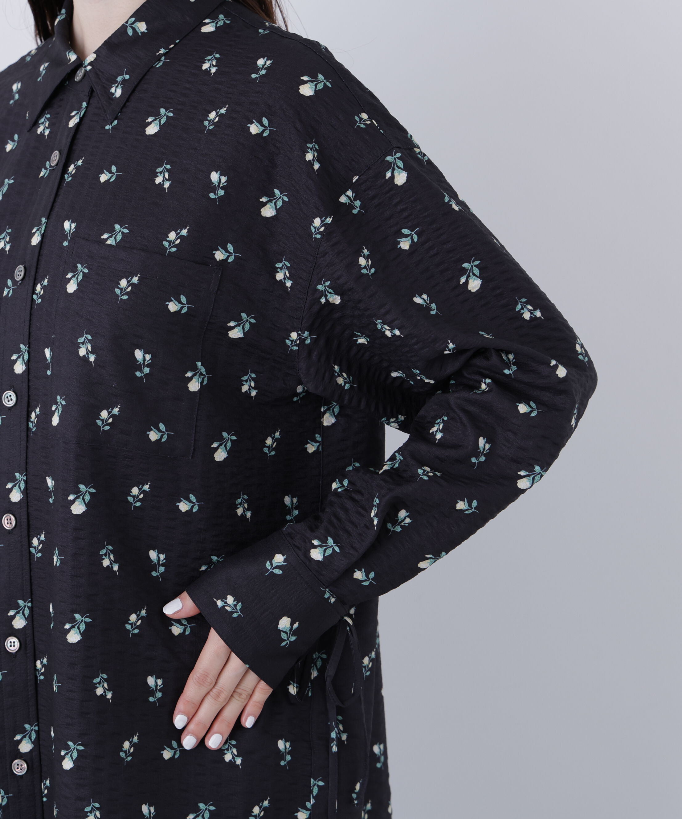  「〈N.〉フラワープリント SETUP シャツ」|シャツ・ブラウス|