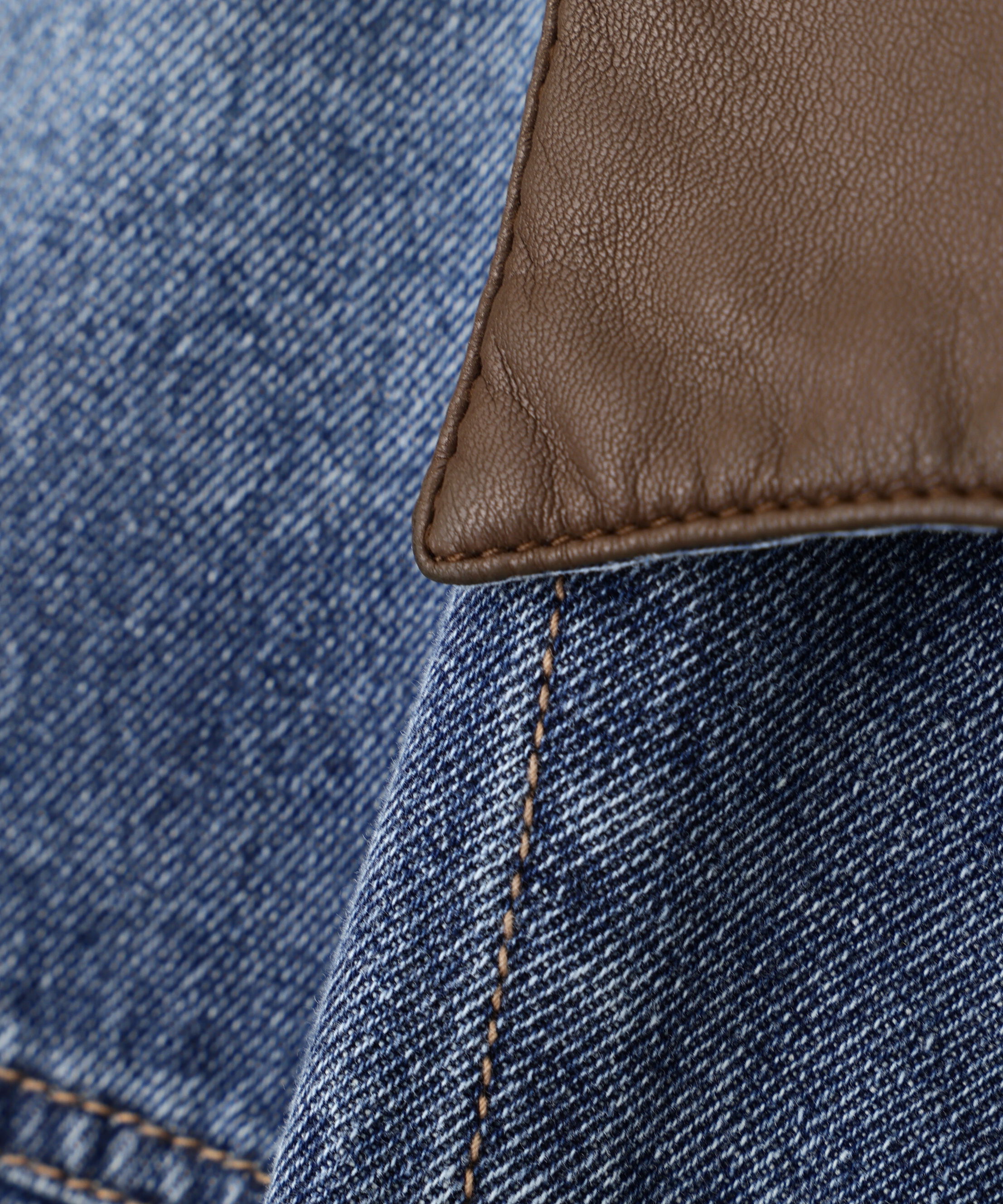  「バイカラーワークジャケット」|ブルゾン・スタジャン|