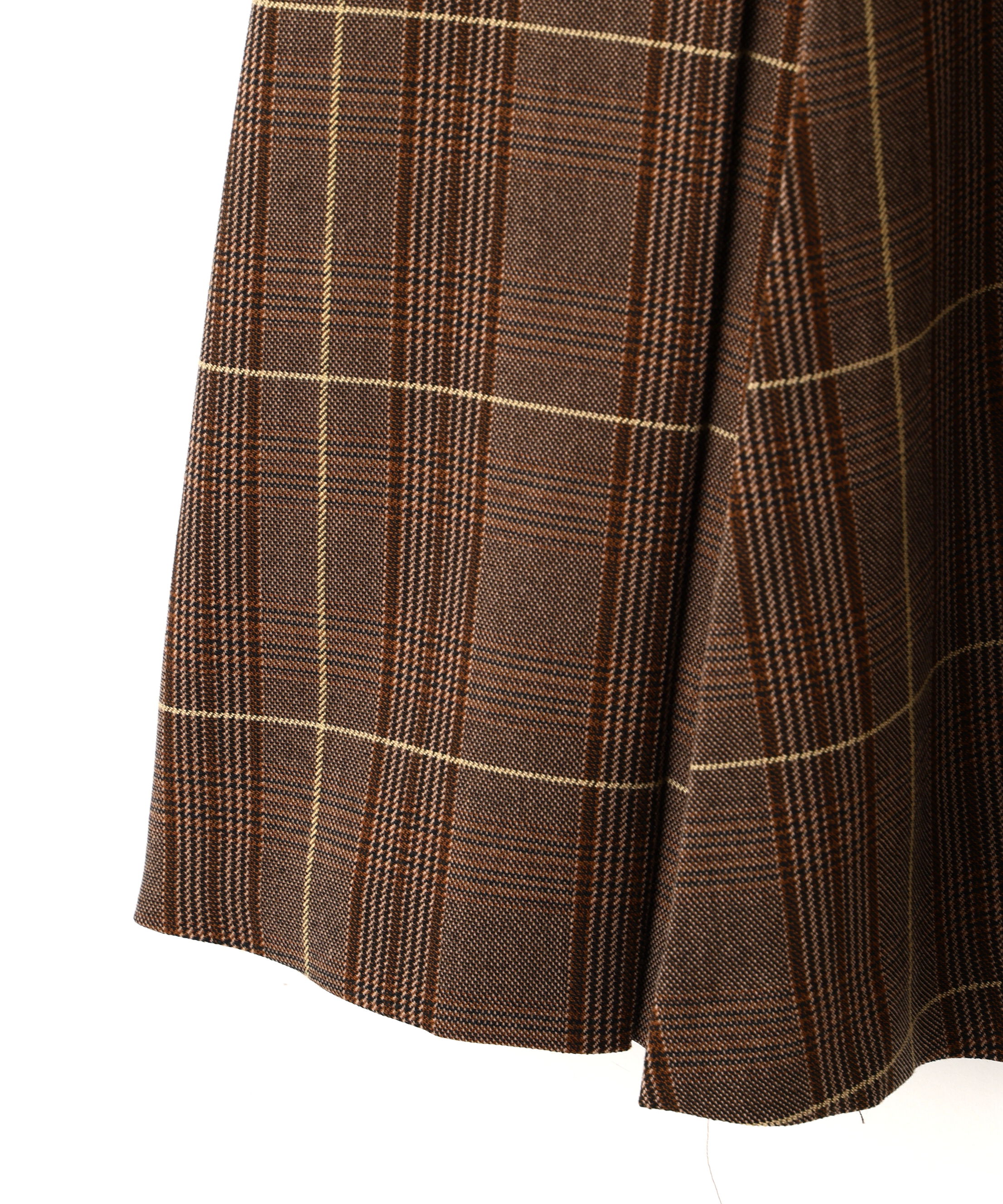  「ウーリッシュフラノタックフレアスカート」|スカート|