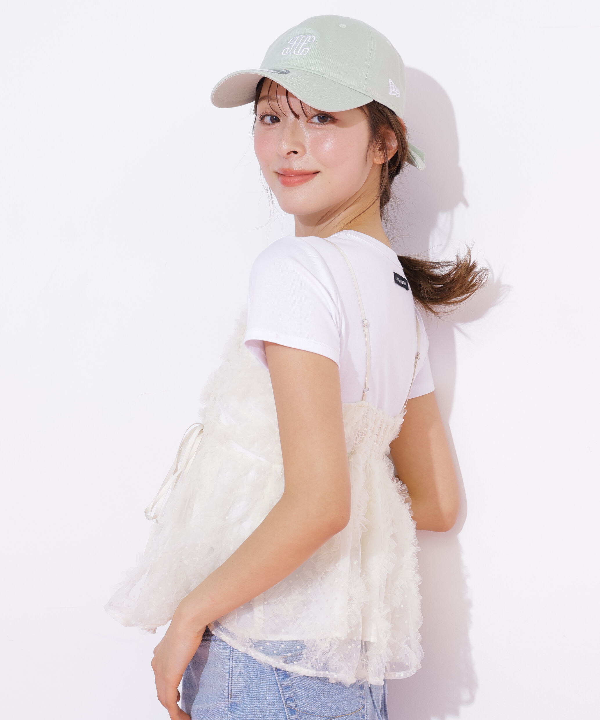  「チュールフリルキャミブラウス」|シャツ・ブラウス|