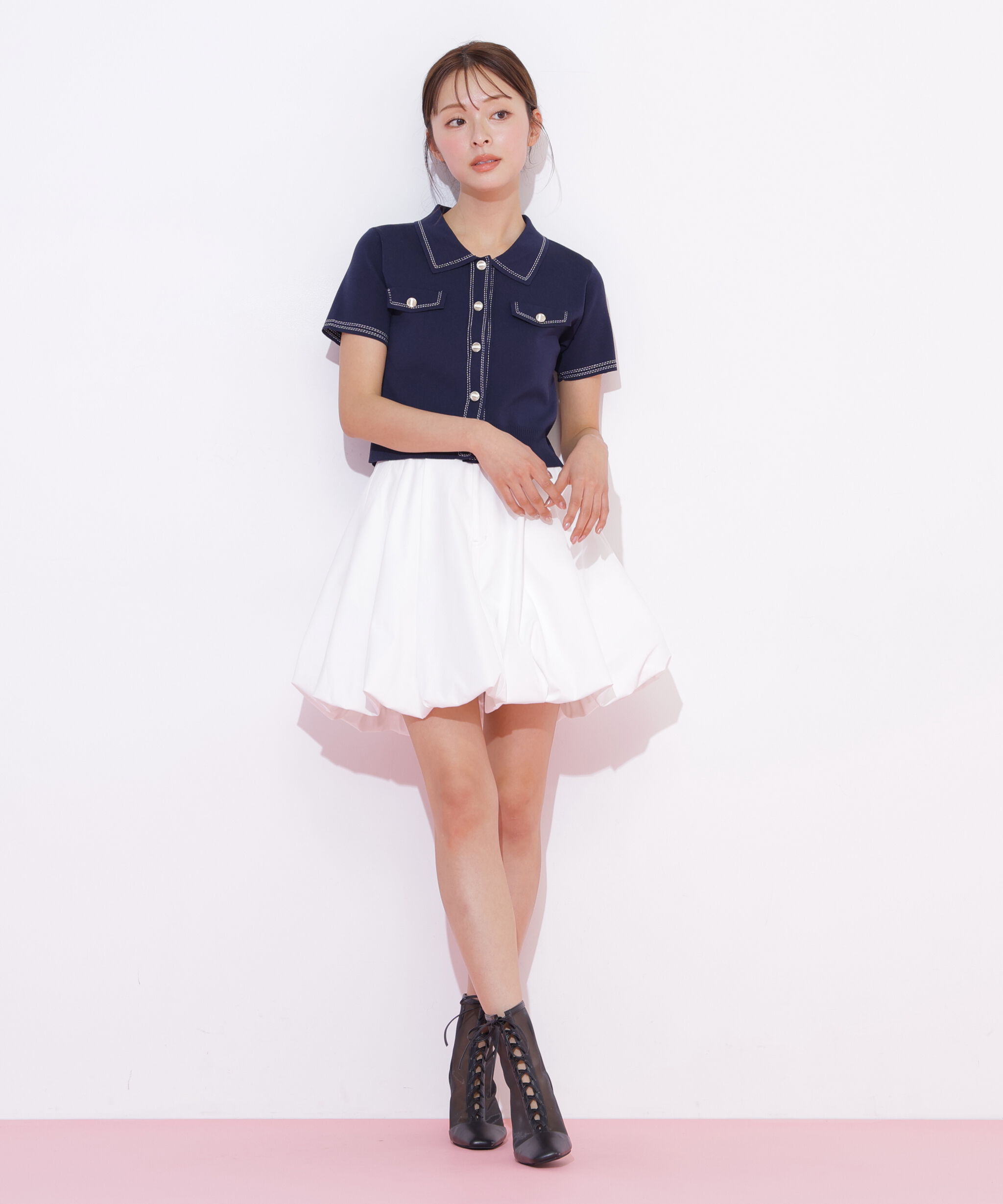  「インパン付きバルーンミニスカート」|スカート|