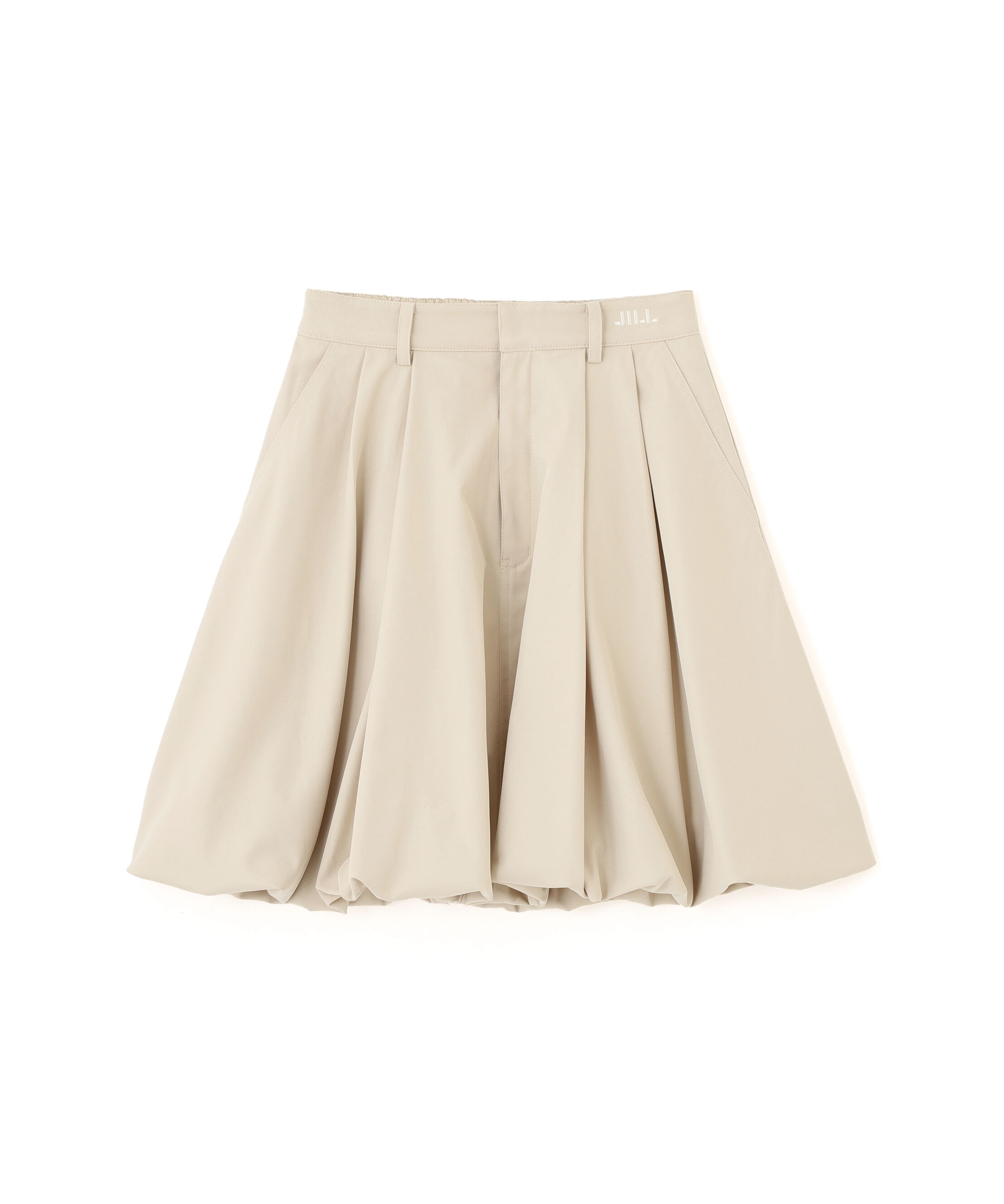  「インパン付きバルーンミニスカート」|スカート|ベージュ