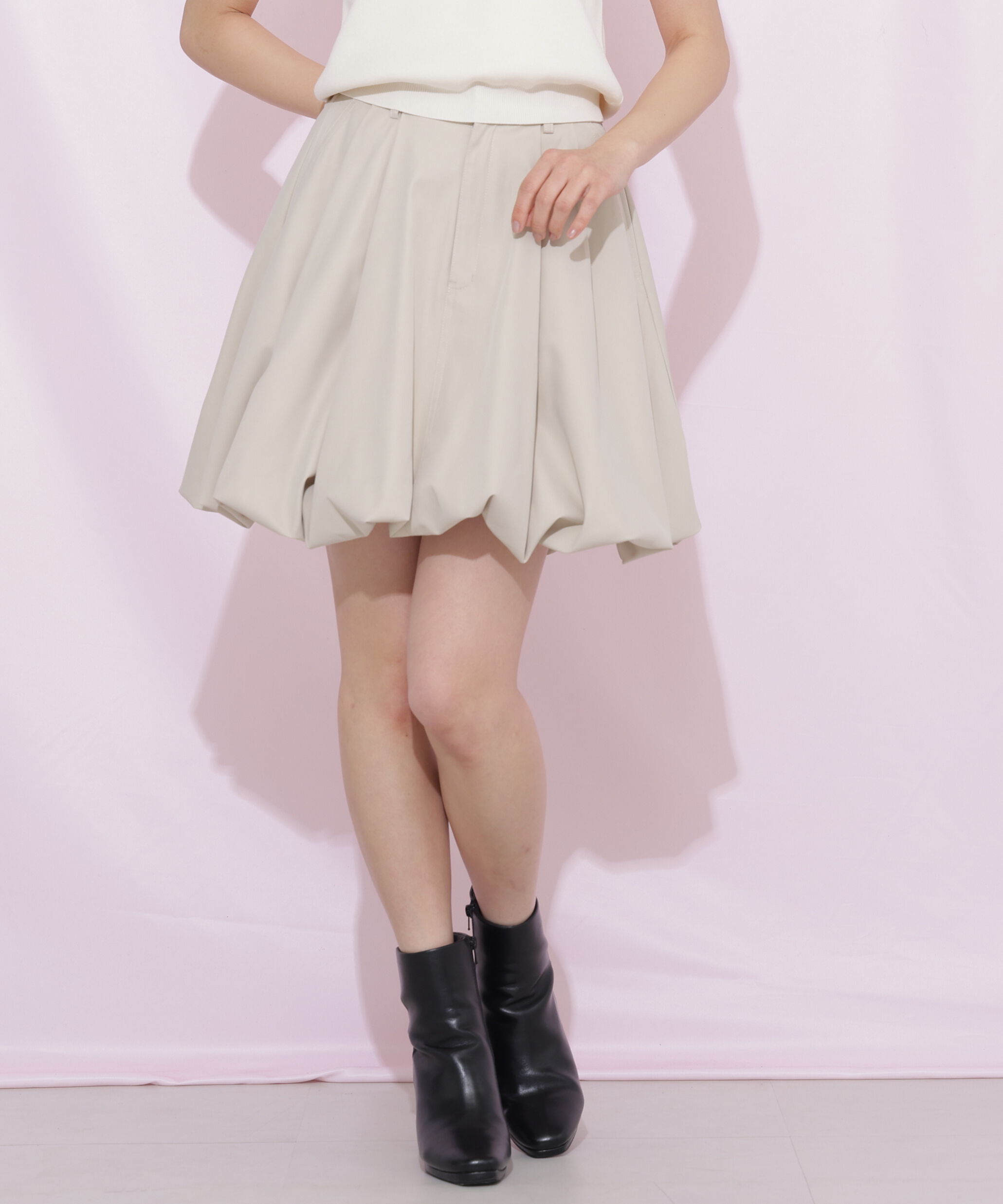  「インパン付きバルーンミニスカート」|スカート|