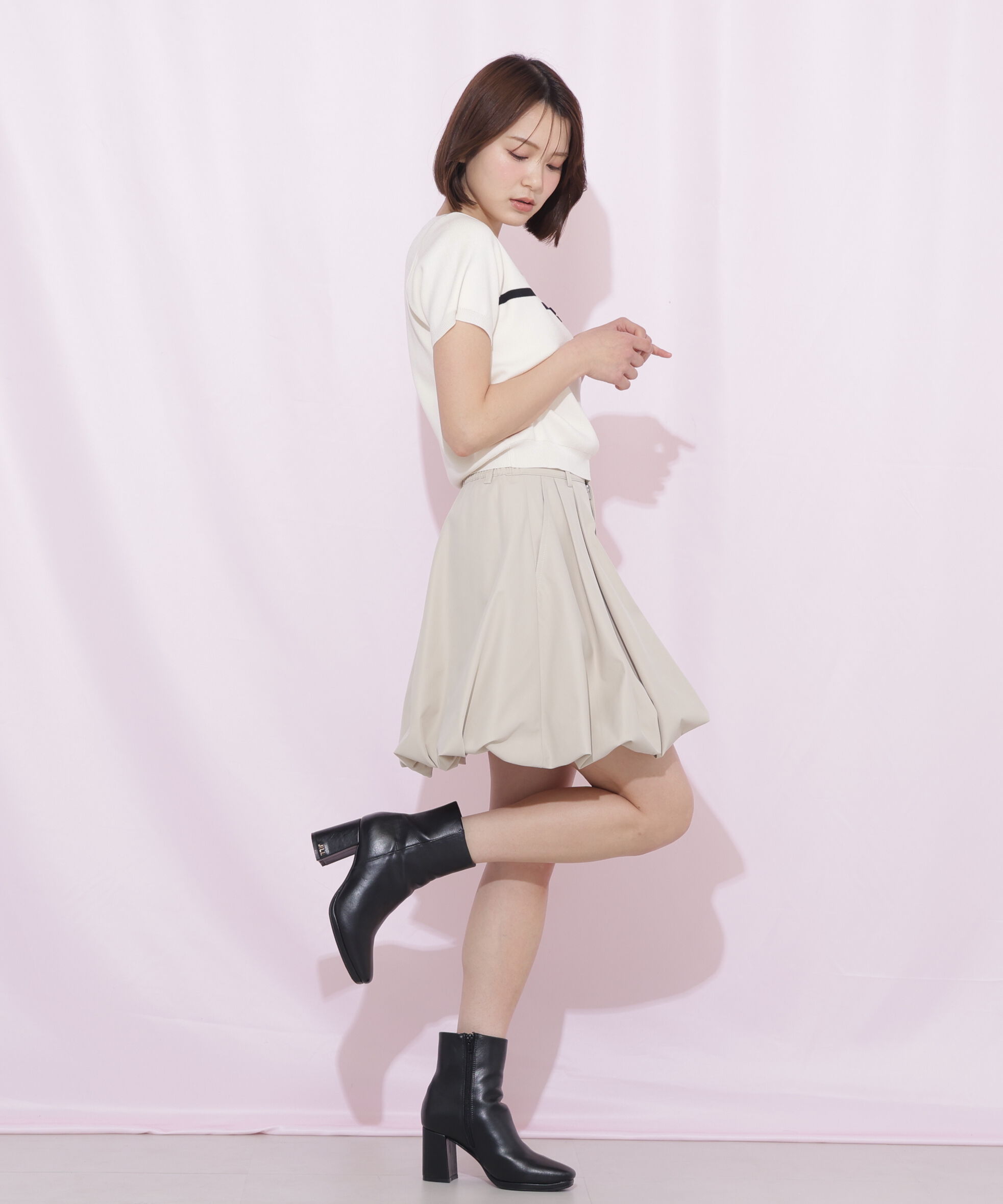  「インパン付きバルーンミニスカート」|スカート|