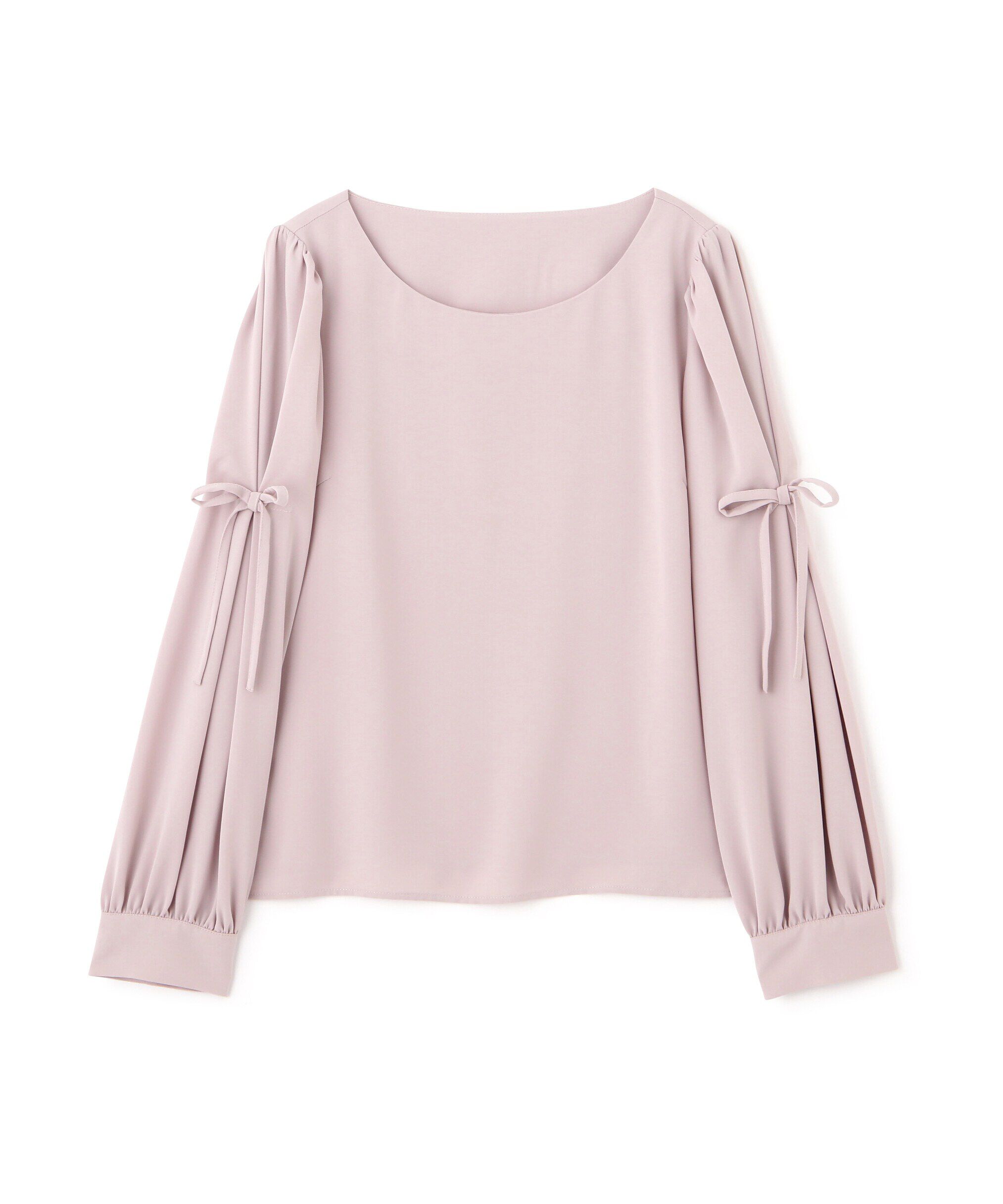 PROPORTION BODY DRESSING「タックリボンスリーブブラウス24AW」|シャツ・ブラウス|