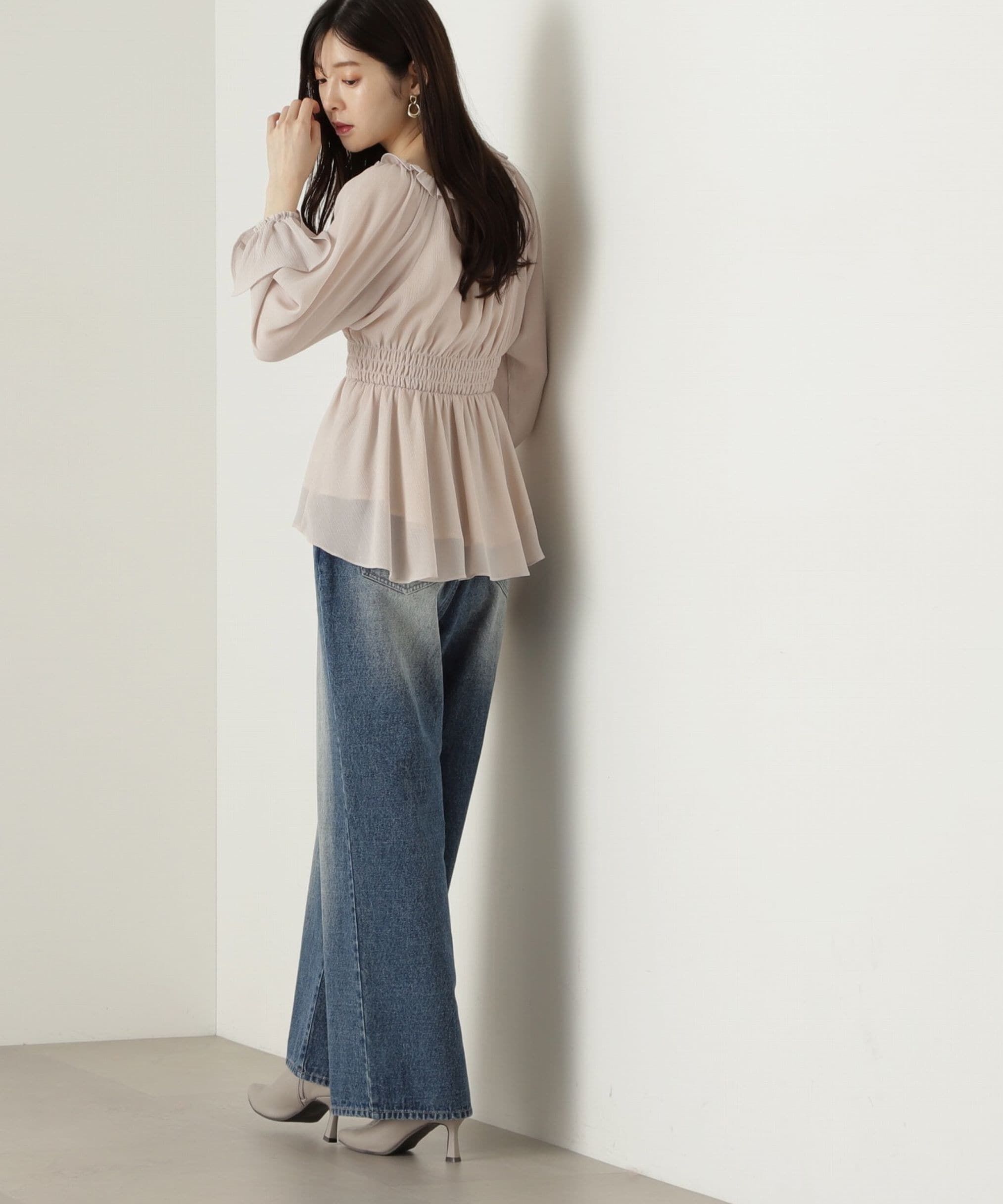 PROPORTION BODY DRESSING「楊柳ギャザーオフショルブラウス　24AW」|シャツ・ブラウス|