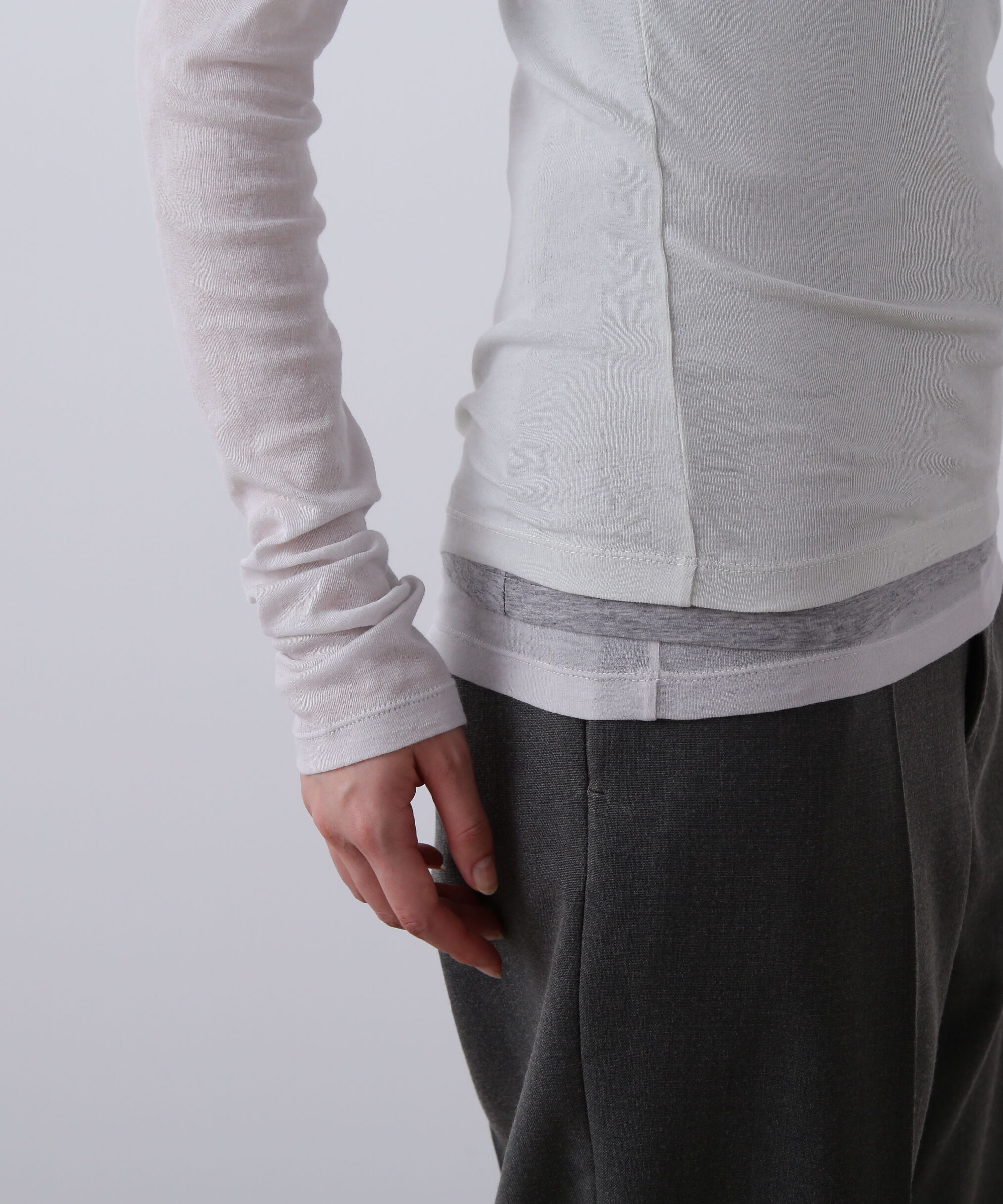 YLEVE 「YLEVE / THREE LAYERED JERSEY PULLOVER」|Tシャツ・カットソー|