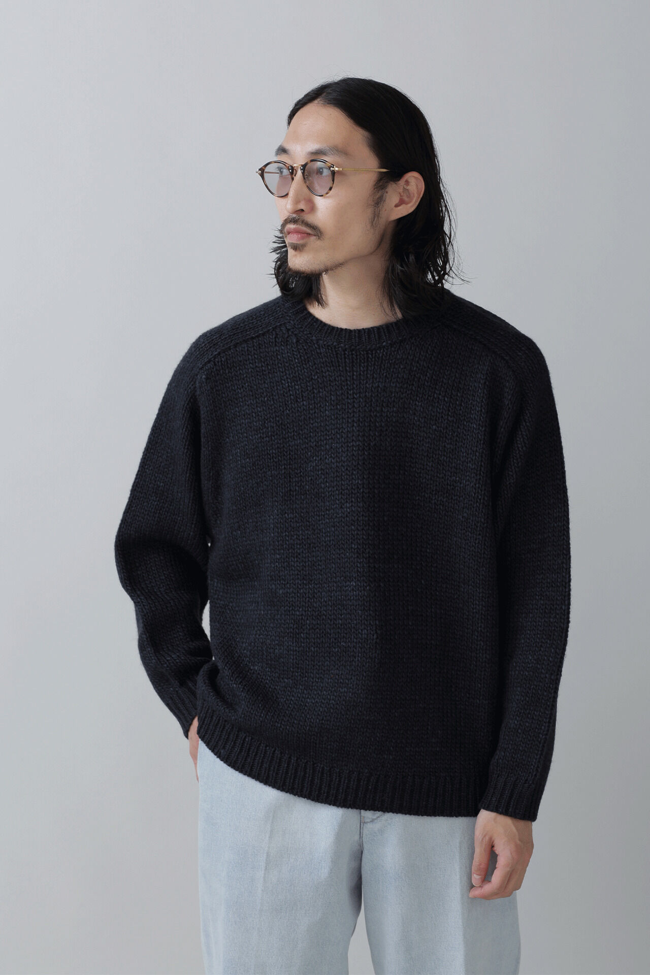 YLEVE 「YLEVE / WOOL ALPACA KN」|ニット・セーター|