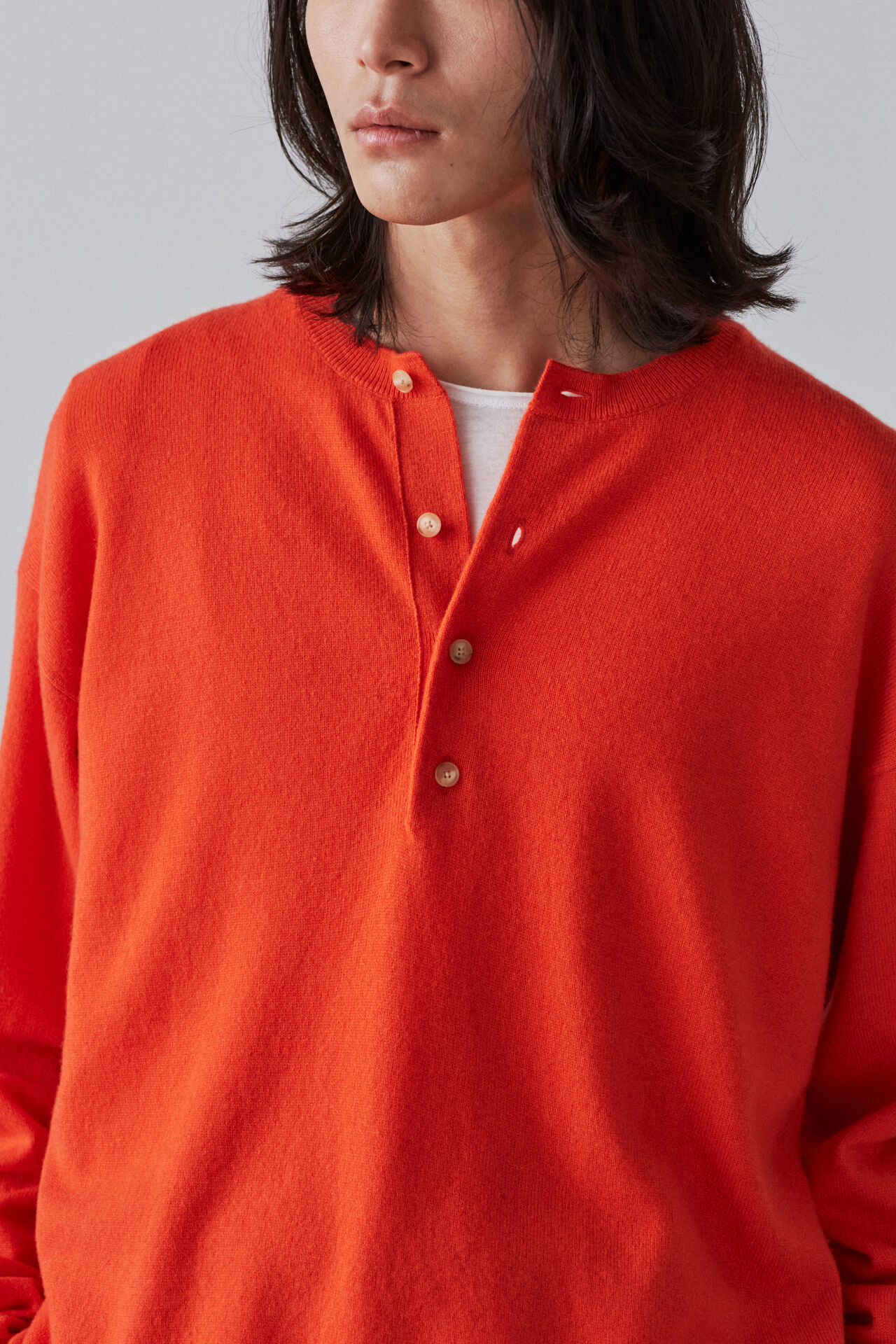 YLEVE 「YLEVE / CASHMERE KN  HENRY NECK P/O」|ニット・セーター|