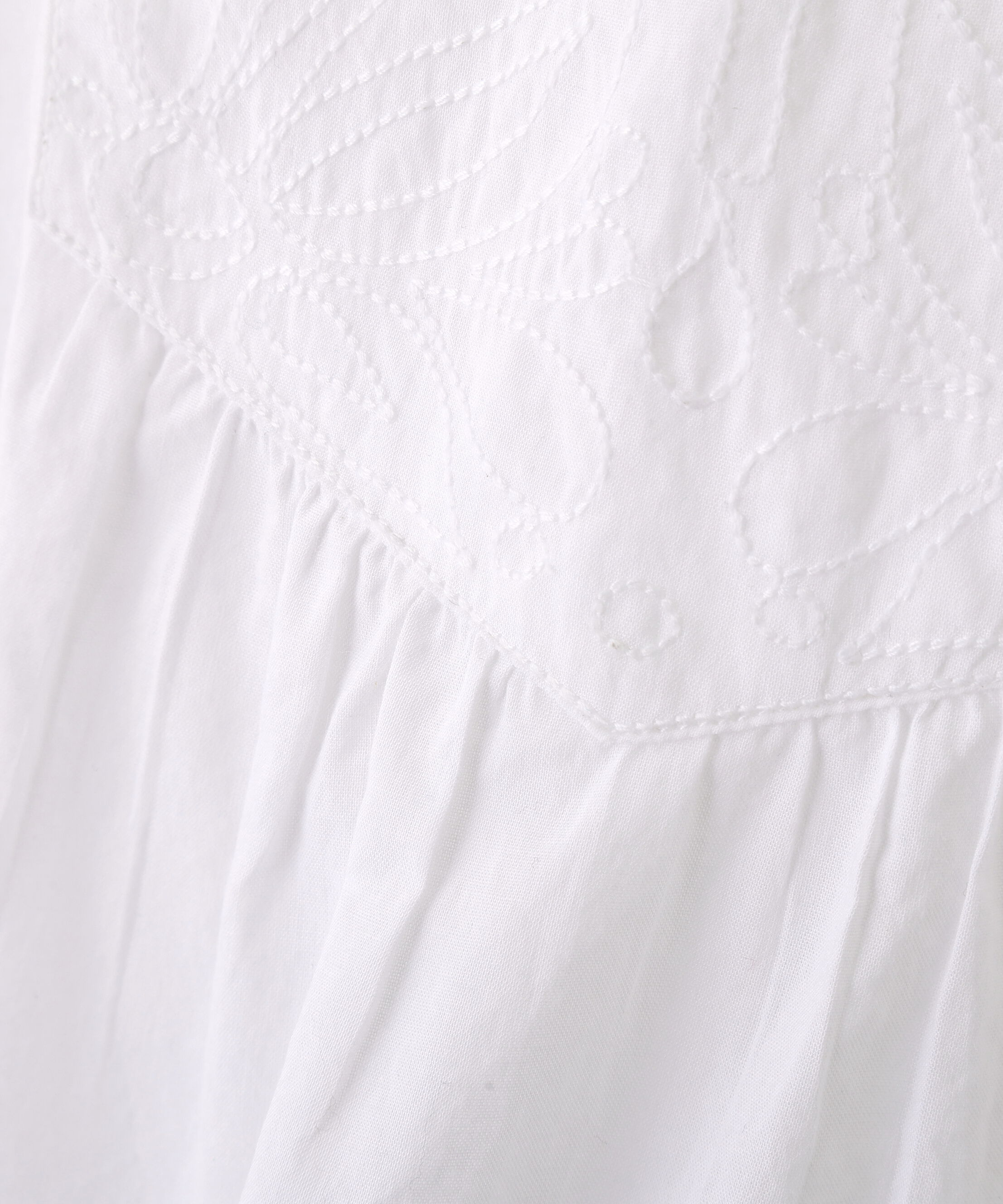  「◆インドキルトヨークノーカラーブラウス」|シャツ・ブラウス|