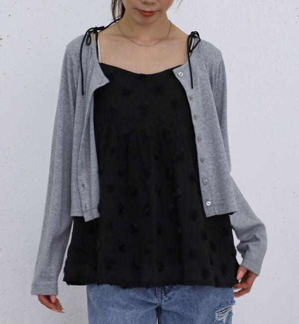 archives「フラワーモチーフキャミチュニック」|シャツ・ブラウス|