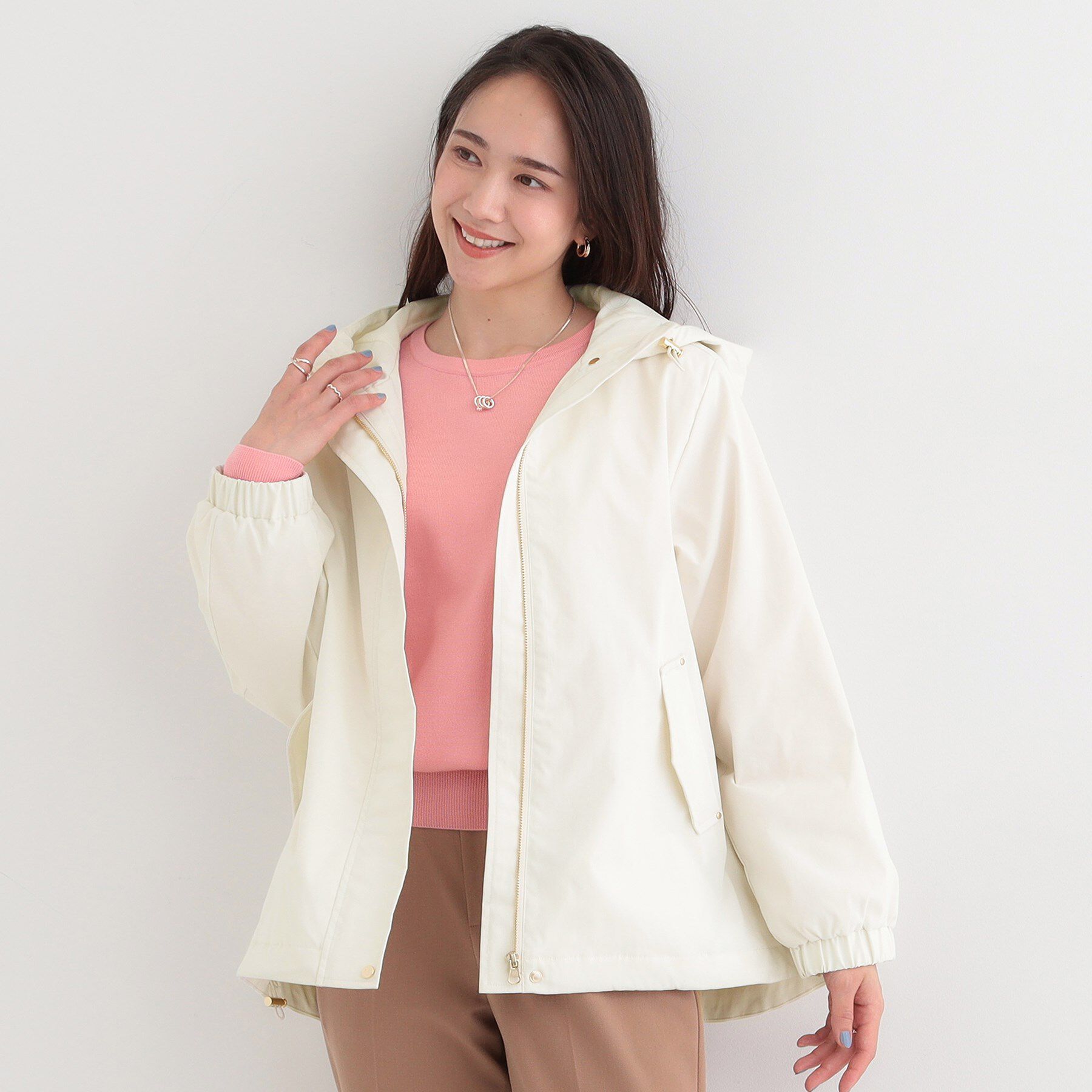 SHOO･LA･RUE「【防花粉/高レビュー】きれいもかっこいいも叶える 欲張りマウンテンパーカ」|ブルゾン・スタジャン|