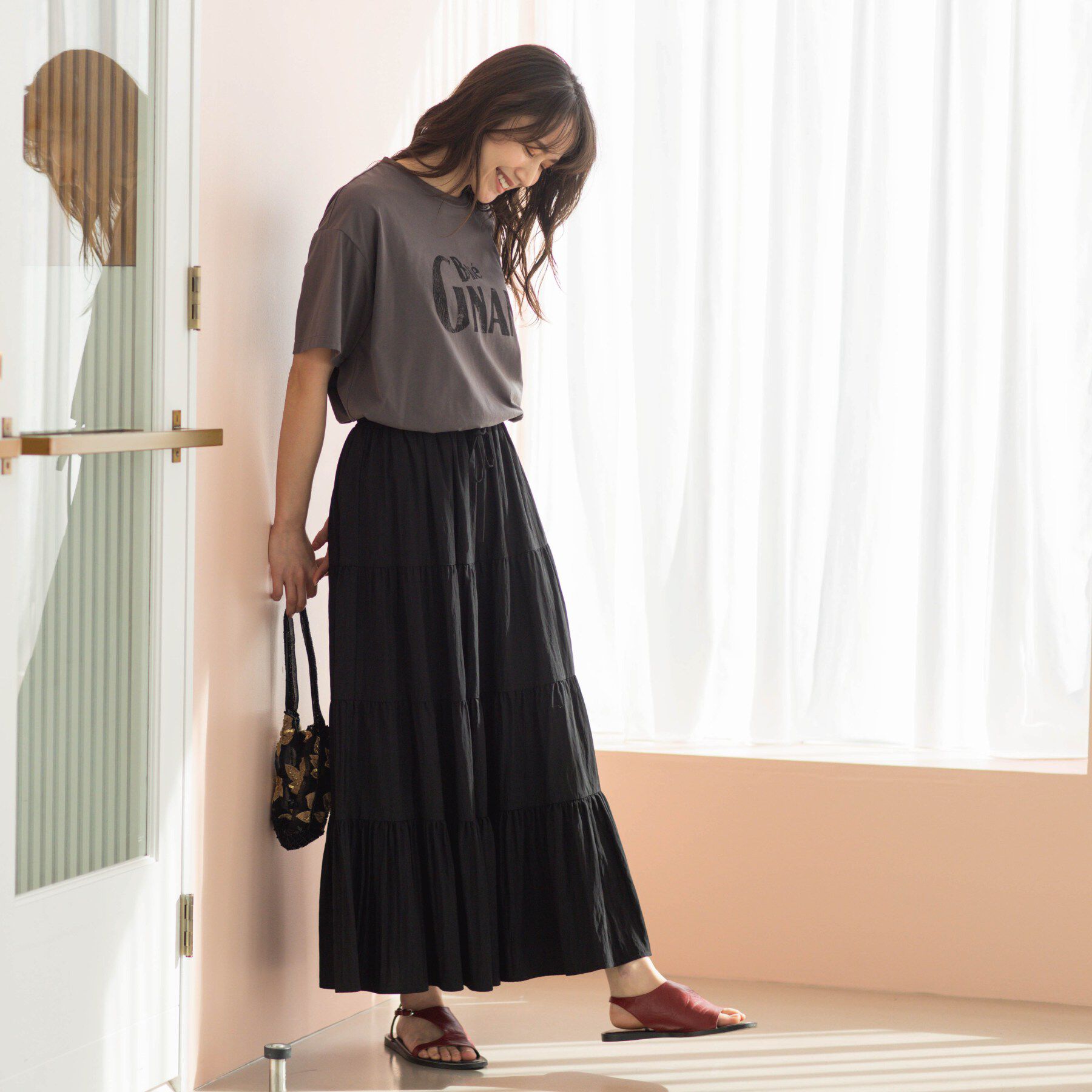 SHOO･LA･RUE「カジュアルプリントTシャツ」|Tシャツ・カットソー|