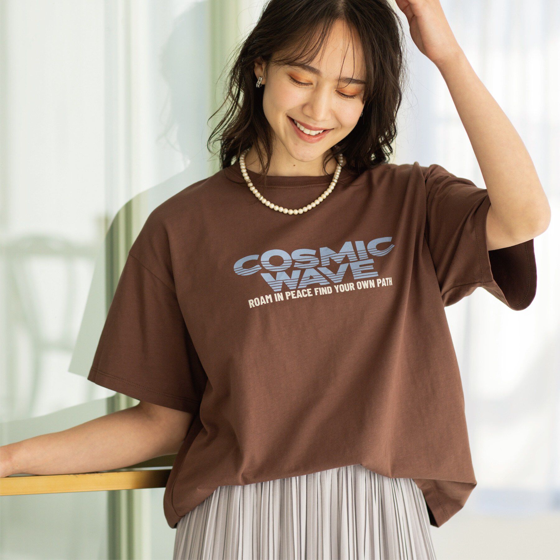 SHOO･LA･RUE「カジュアルプリントTシャツ」|Tシャツ・カットソー|