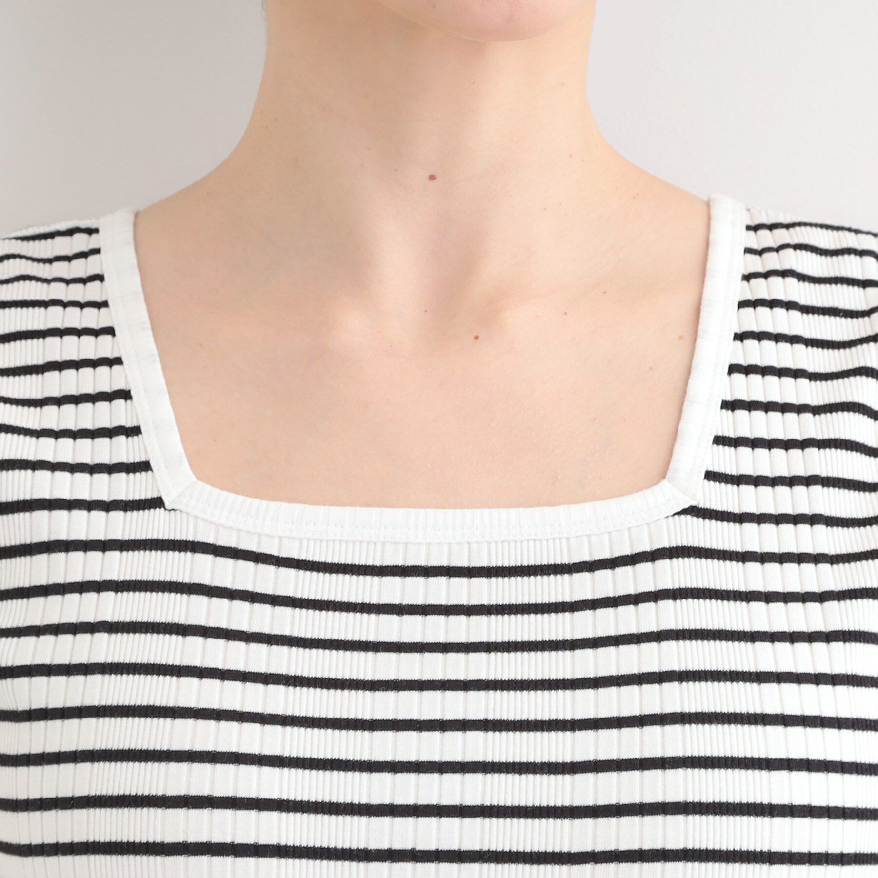 SHOO･LA･RUE「【前後2WAY/S-LL】毎日のお供に ランダムテレコタンクトップ」|キャミソール|