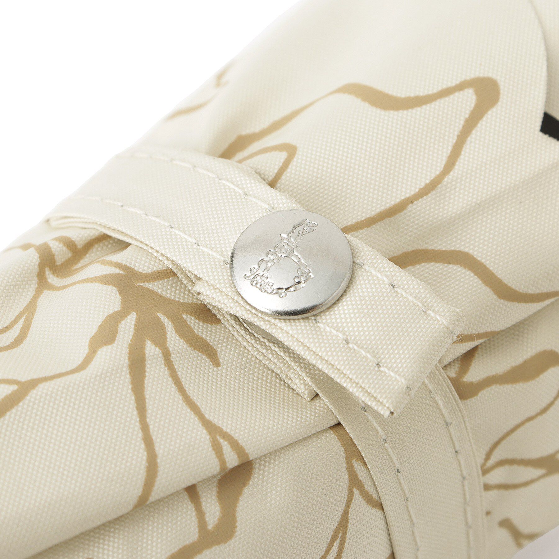 SHOO･LA･RUE「【晴雨兼用】ミニラインフラワー折りたたみ傘【because】」|傘|