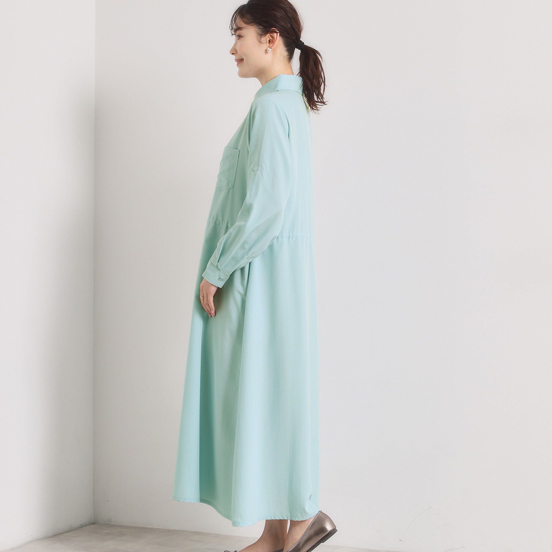 ITS&rsquo;DEMO「【UVケア／接触冷感／吸水速乾】ロールアップ袖ワンピース」|ワンピース|