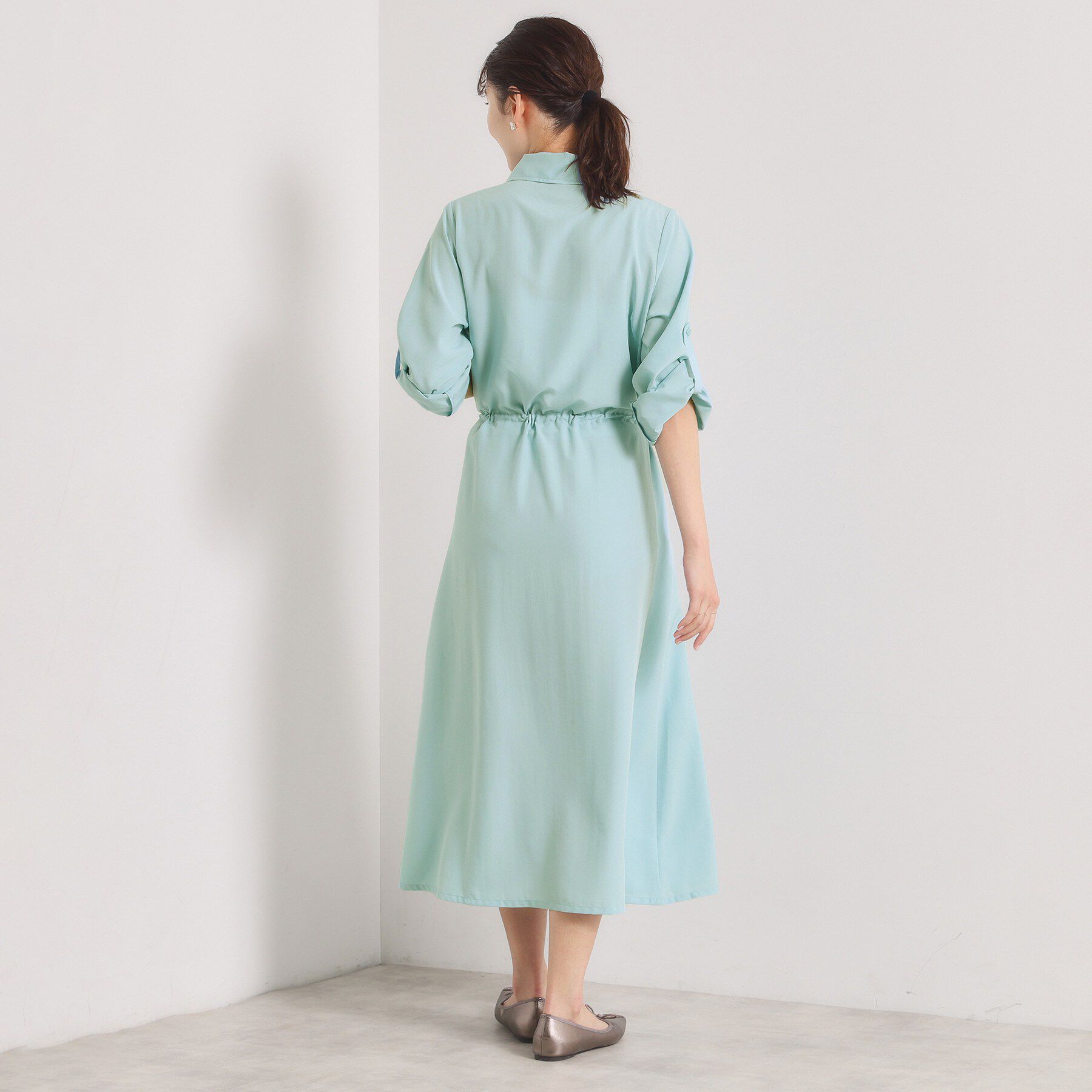 ITS&rsquo;DEMO「【UVケア／接触冷感／吸水速乾】ロールアップ袖ワンピース」|ワンピース|