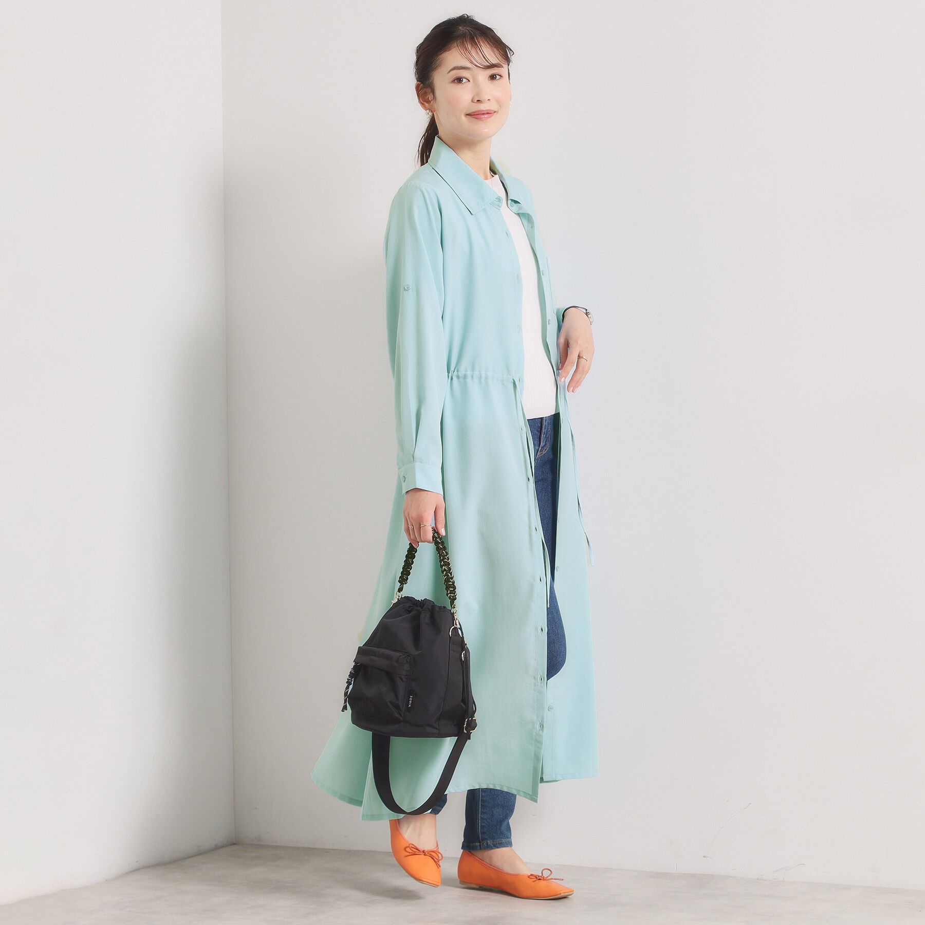 ITS&rsquo;DEMO「【UVケア／接触冷感／吸水速乾】ロールアップ袖ワンピース」|ワンピース|