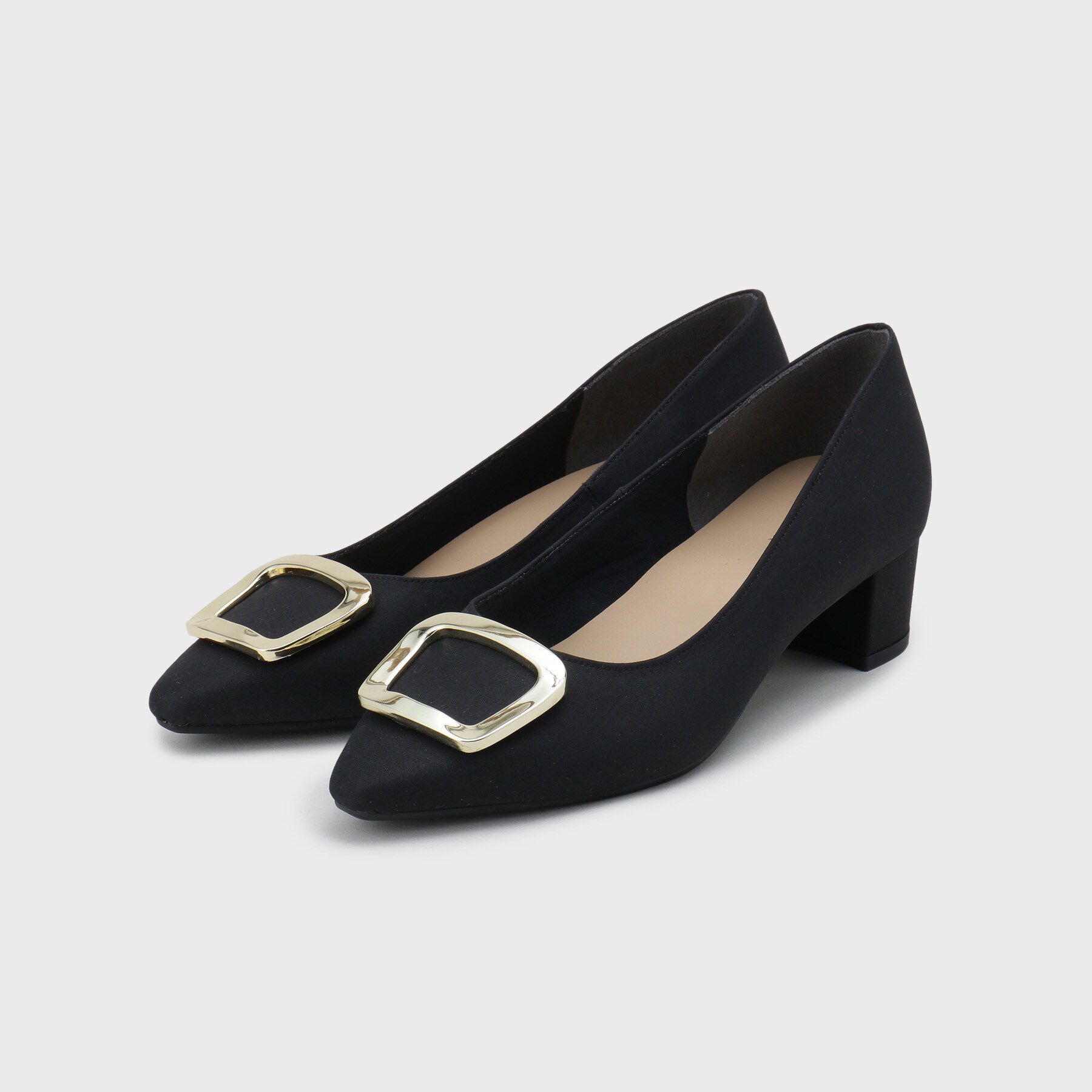 ESPERANZA「スクエアバックルパンプス」|パンプス|
