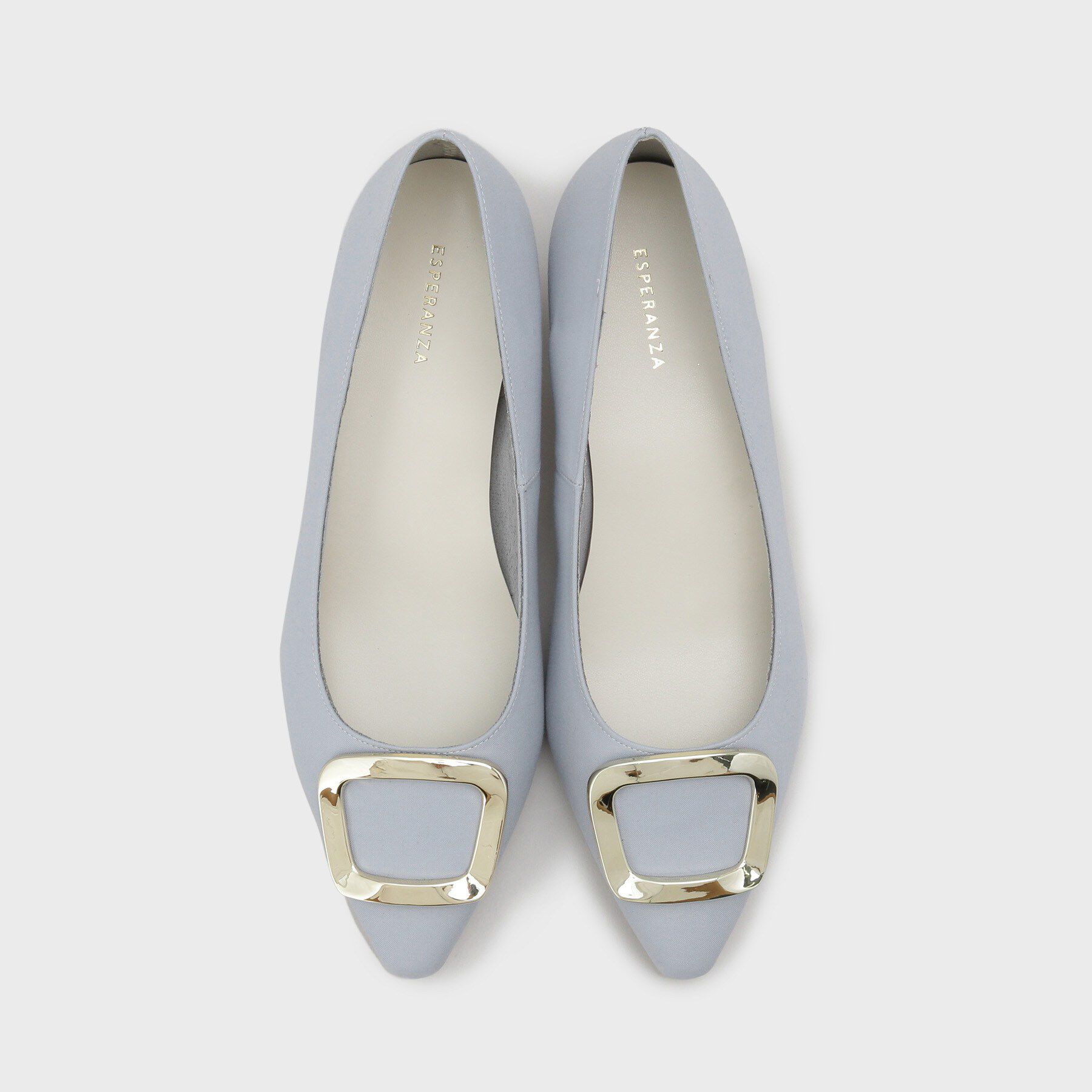 ESPERANZA「スクエアバックルパンプス」|パンプス|