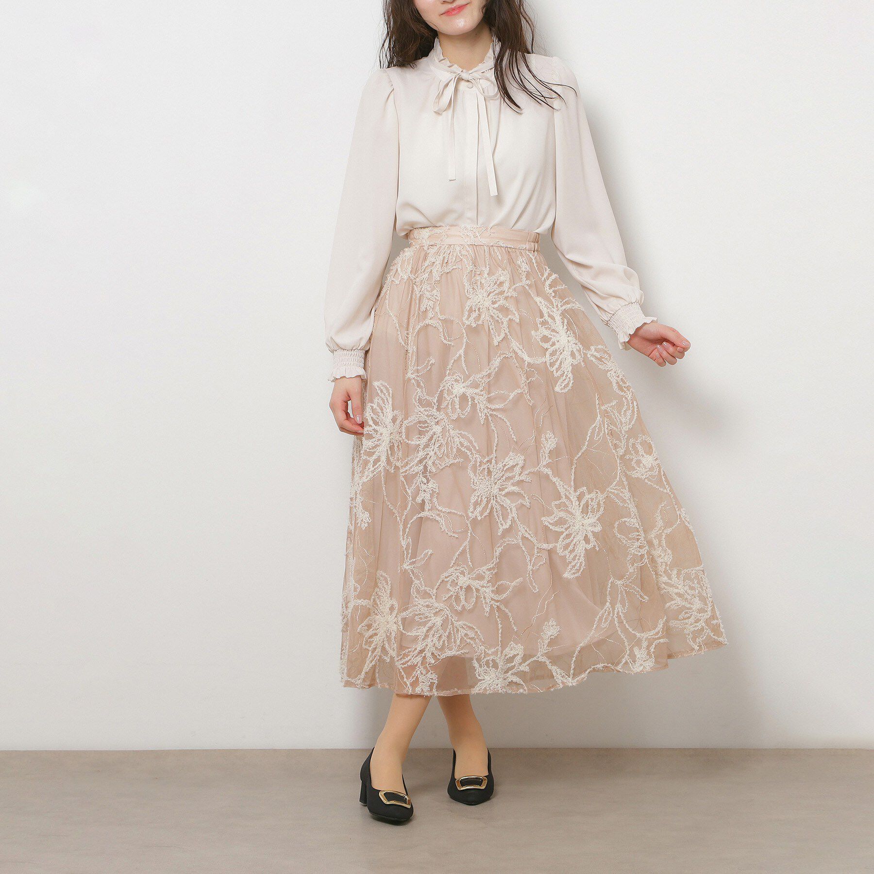 ESPERANZA「スクエアバックルパンプス」|パンプス|