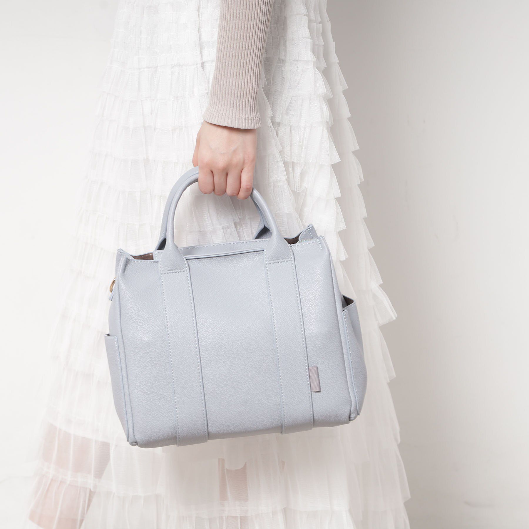 ESPERANZA「6ポケットパーテーション2WAYトート」|トートバッグ|ブルー(092)