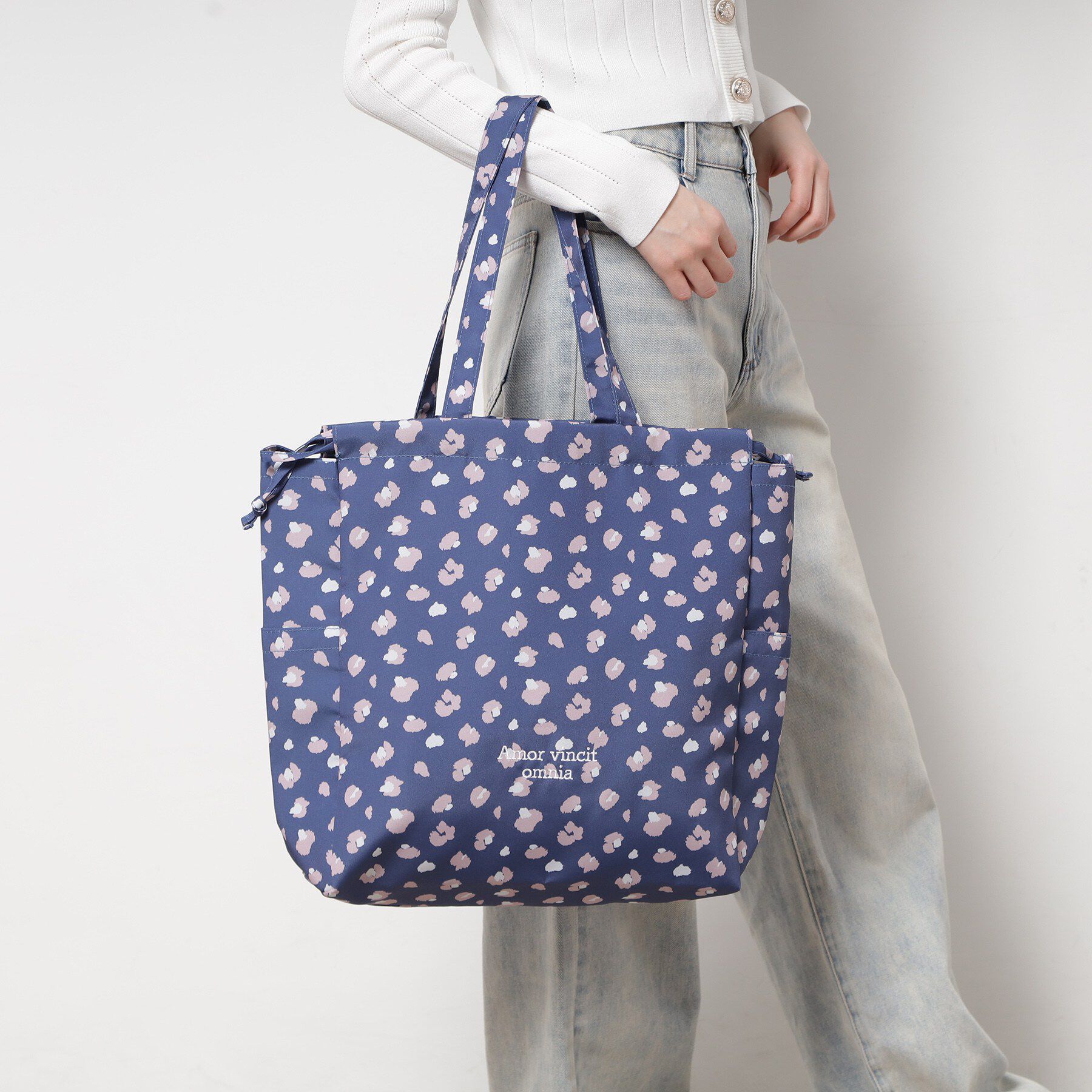 Ober Tashe「アニマルプリントトート」|トートバッグ|ブルー(092)