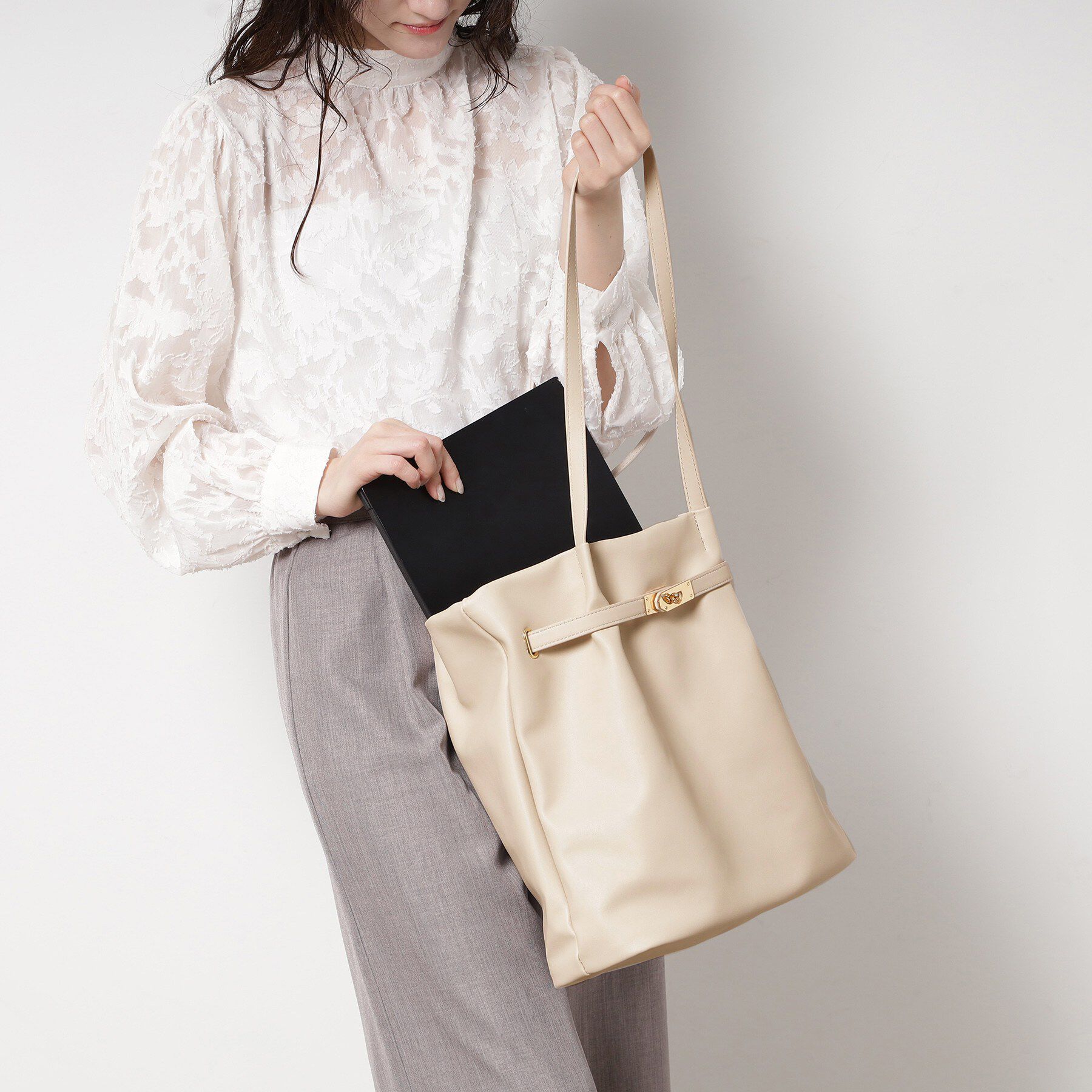 Ober Tashe「フロントベルトトート」|トートバッグ|