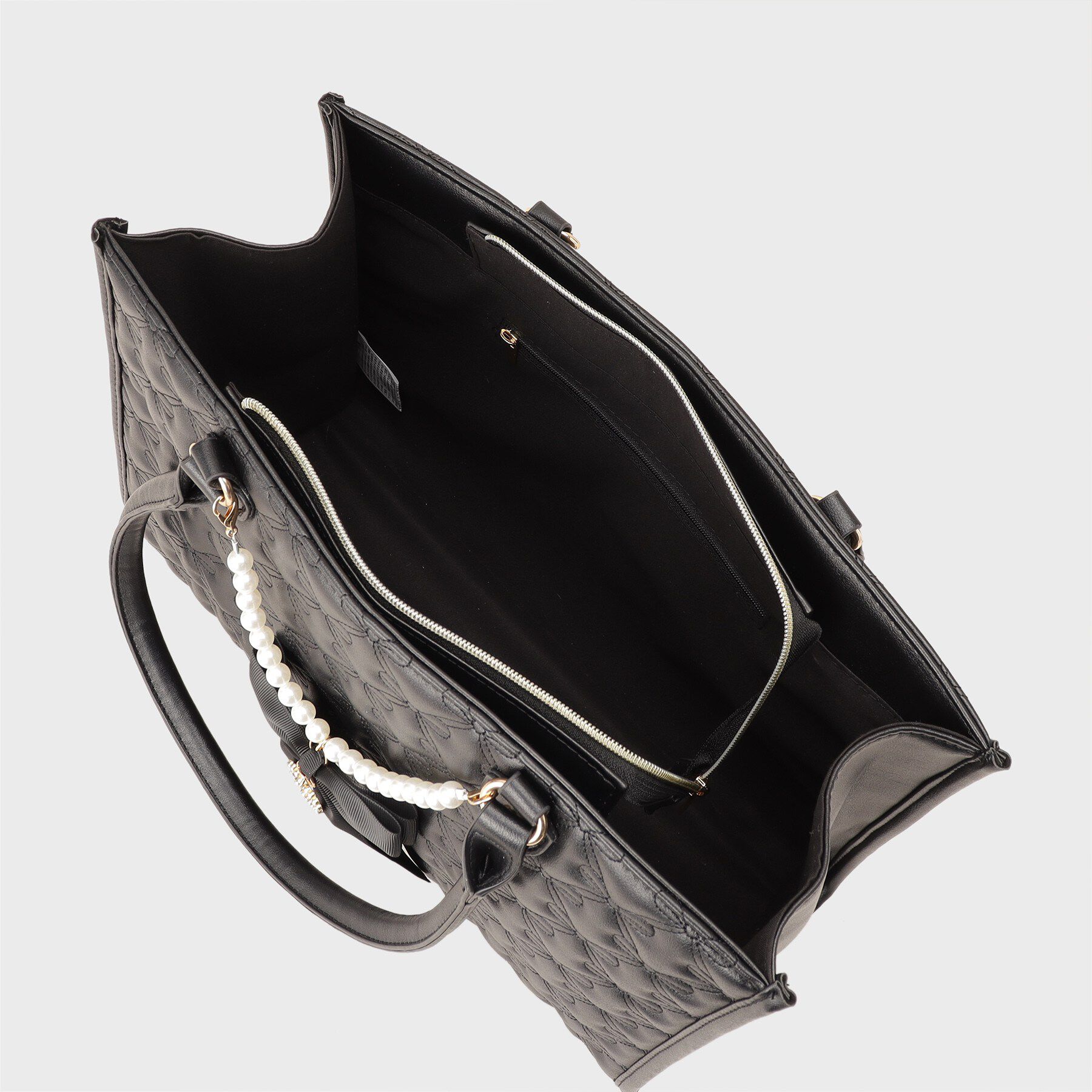 Ober Tashe「リボンキルティングトート」|トートバッグ|