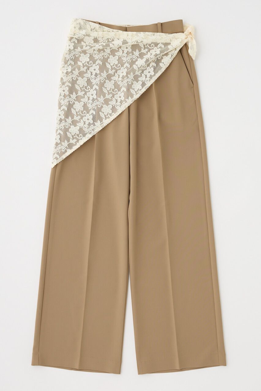 MOUSSY「LACE SCARF トラウザーズ」|その他|