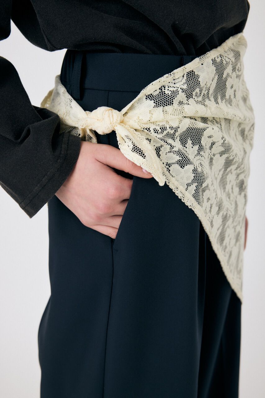 MOUSSY「LACE SCARF トラウザーズ」|その他|
