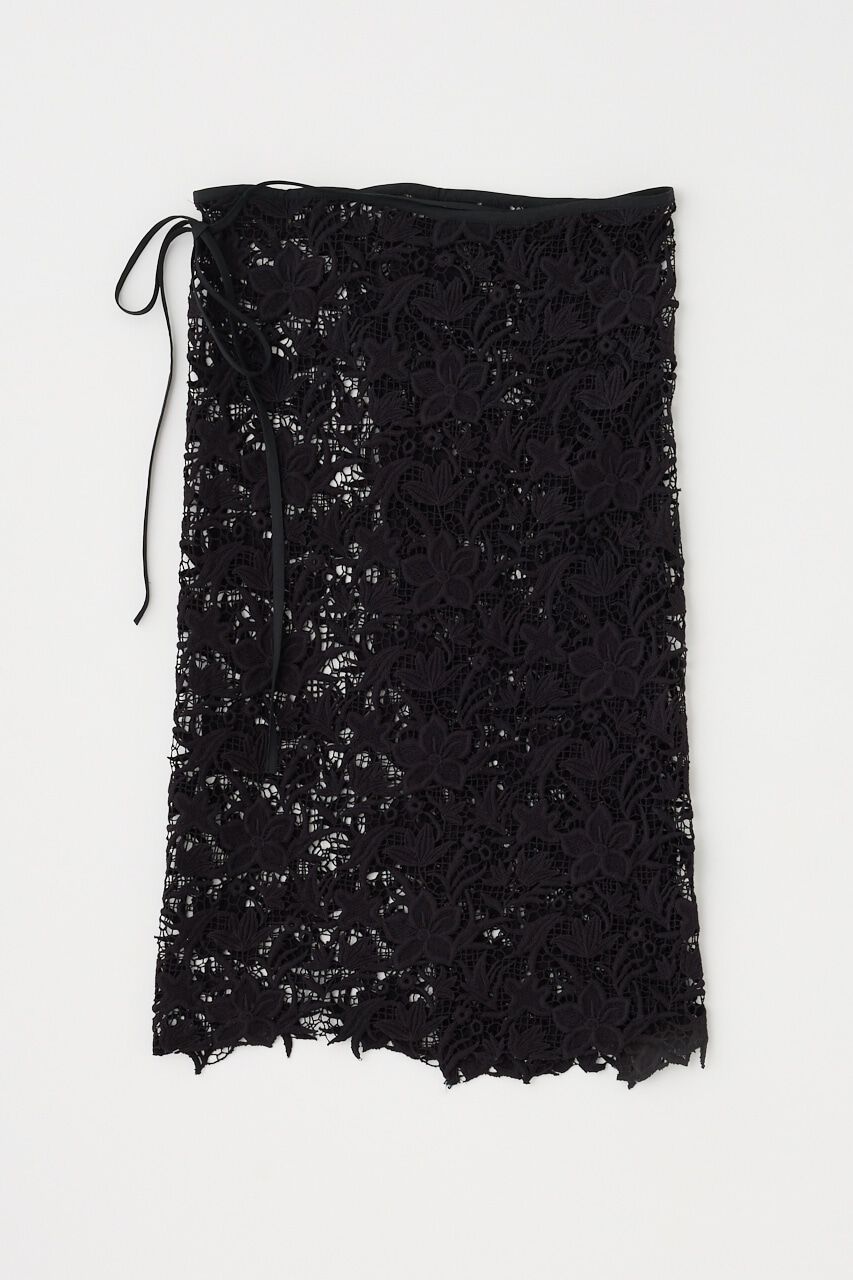 MOUSSY「レースラップスカート　オーガニックコットン使用オリジナルレース」|スカート|