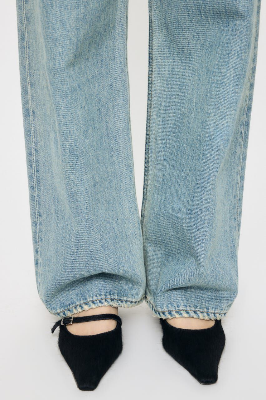 MOUSSY「HIGH WAIST STRAIGHT」|デニム|