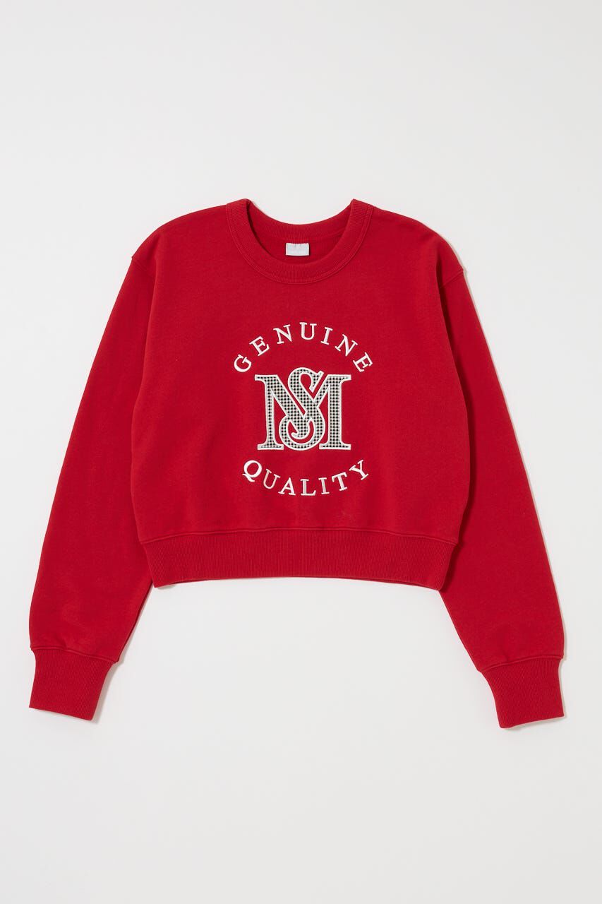 MOUSSY「MOUSSY MONOGRAM LOGO スウェット」|Tシャツ・カットソー|RED