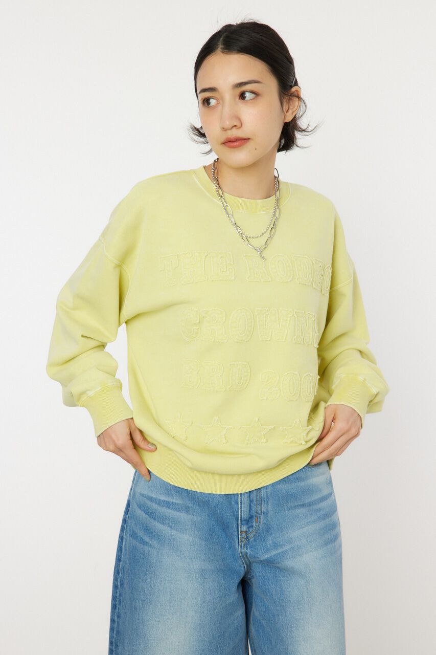 RODEO CROWNS「RCS加工パッチロゴスウェット」|パーカー|YEL