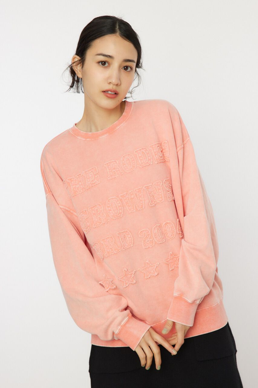 RODEO CROWNS「RCS加工パッチロゴスウェット」|パーカー|L/RED1