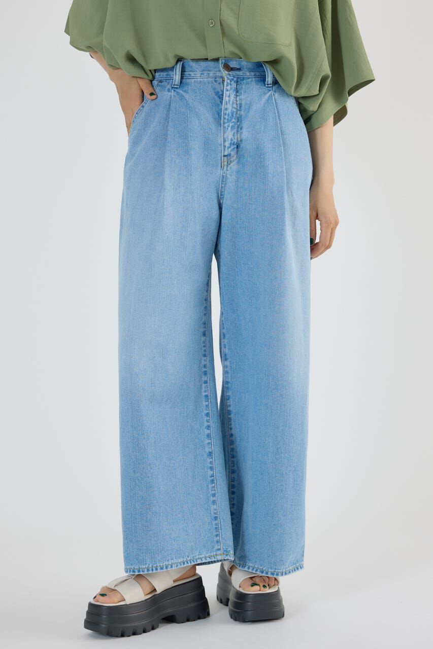 RODEO CROWNS「タックデニム」|デニム|L/BLU1