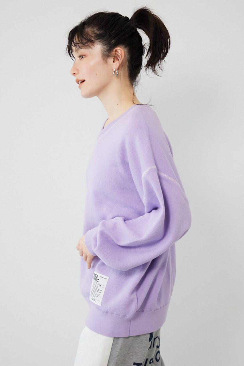 RODEO CROWNS「スウェットライク2wayネックニットトップス」|ニット・セーター|