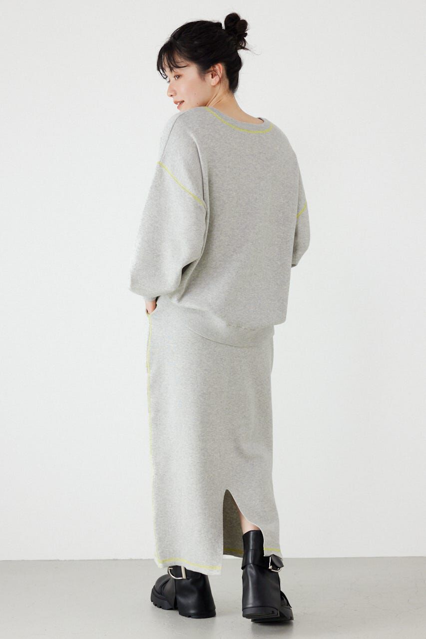 RODEO CROWNS「スウェットライク2wayネックニットトップス」|ニット・セーター|