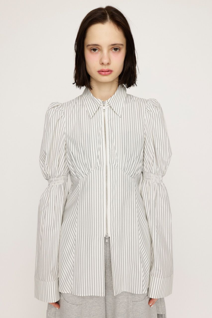 SLY「FRONT ZIP SH ブラウス」|シャツ・ブラウス|