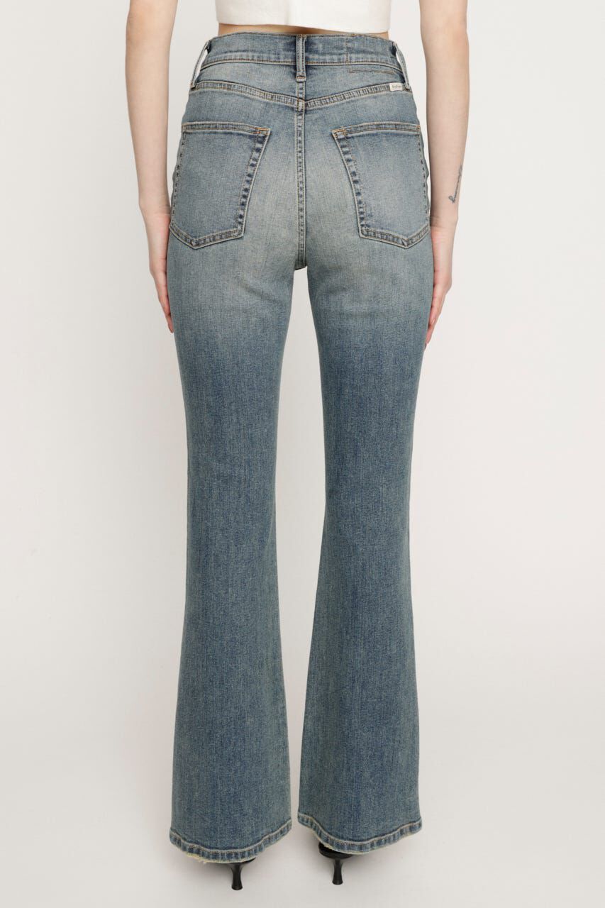 SLY「HW FLARE PT WITH ROICA（R）EF」|デニム|