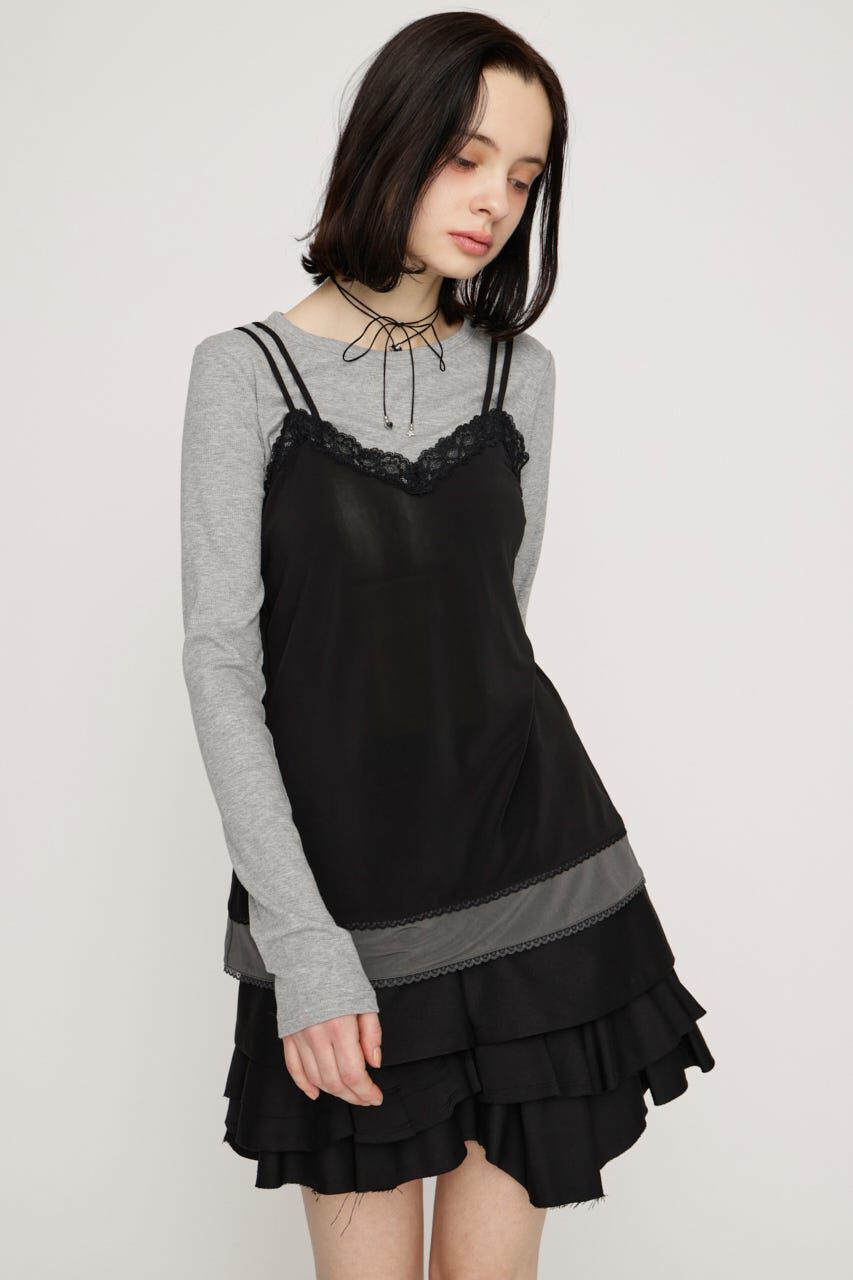 SLY「CAMI LAYERED C／N トップス」|Tシャツ・カットソー|