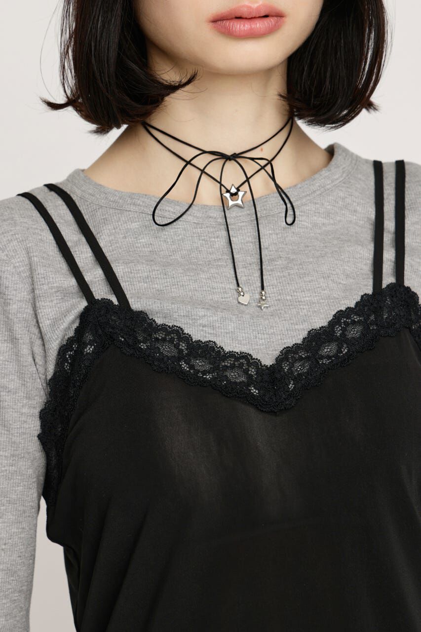 SLY「CAMI LAYERED C／N トップス」|Tシャツ・カットソー|