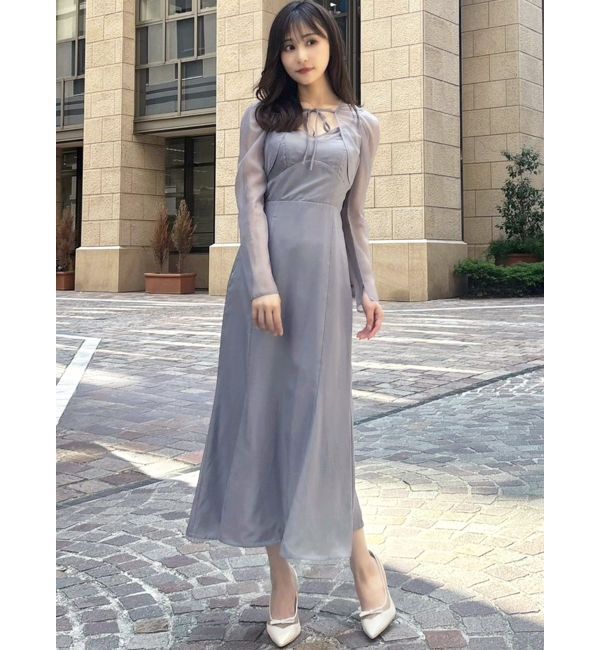 RESEXXY「シアーフラワーマーメイドワンピース」|ワンピース|