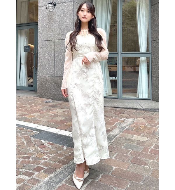 RESEXXY「シアーフラワーマーメイドワンピース」|ワンピース|