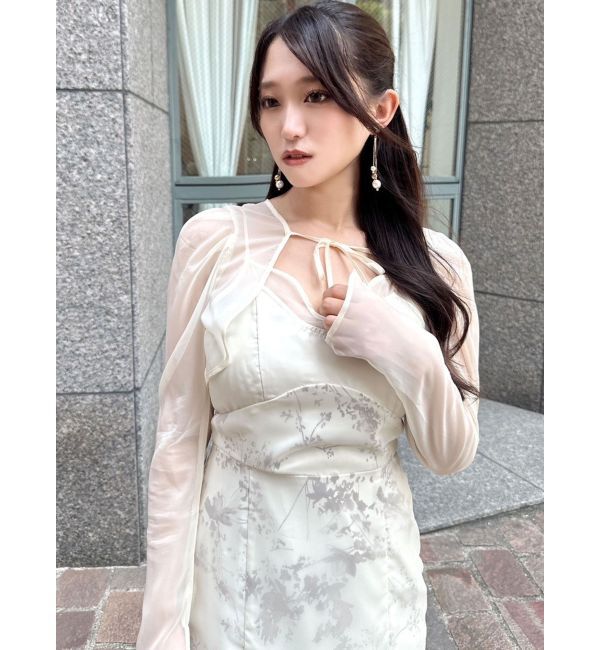 RESEXXY「シアーフラワーマーメイドワンピース」|ワンピース|