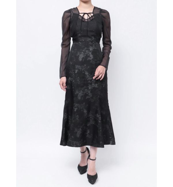 RESEXXY「シアーフラワーマーメイドワンピース」|ワンピース|